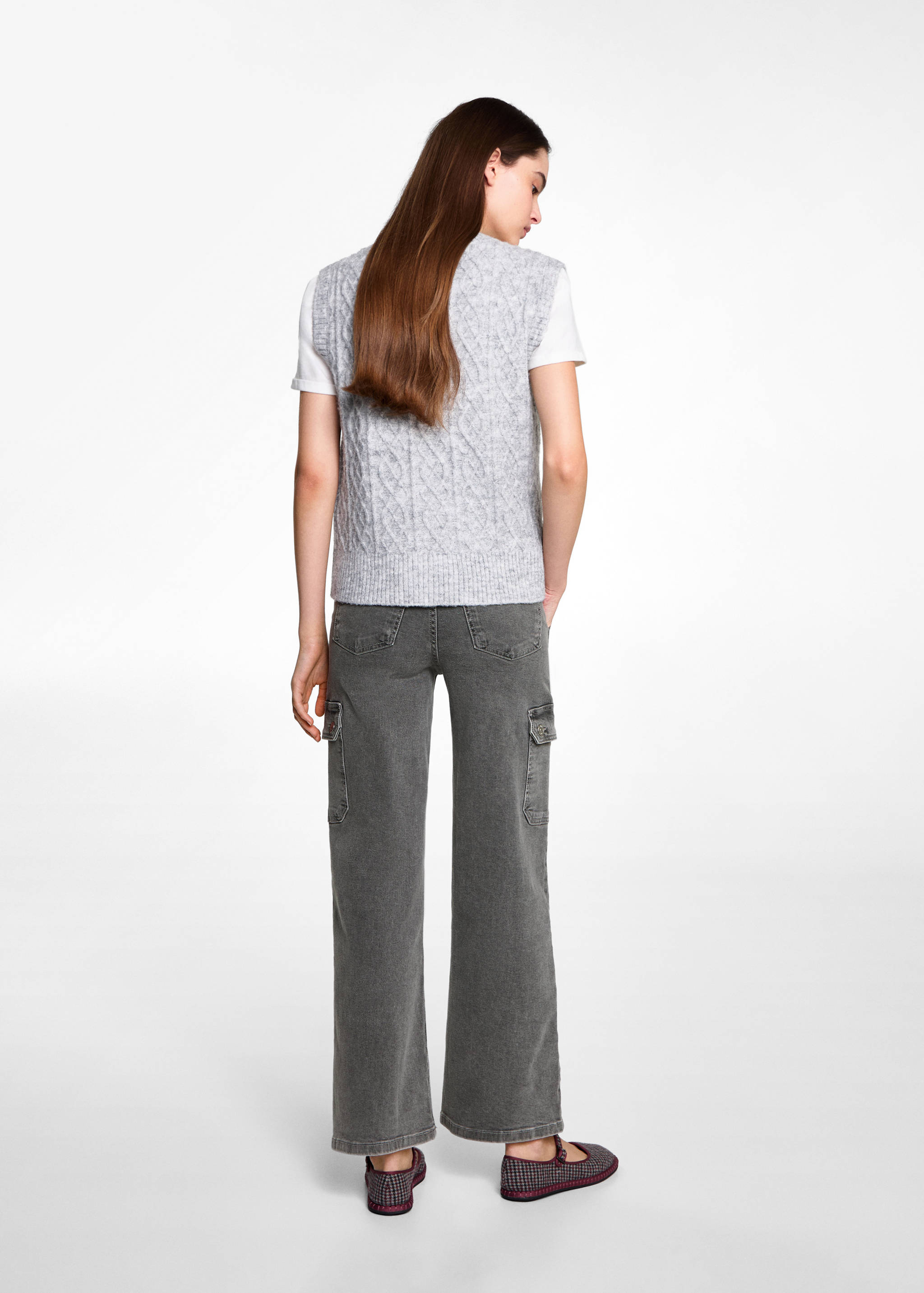 Jeans cargo bolsillos - Reverso del artículo