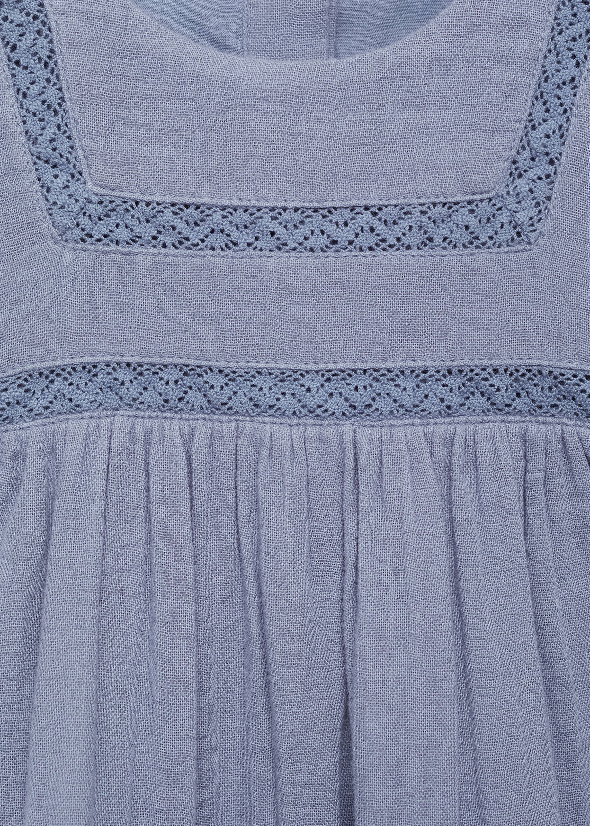 Embroidered cotton dress - Details of the article 8