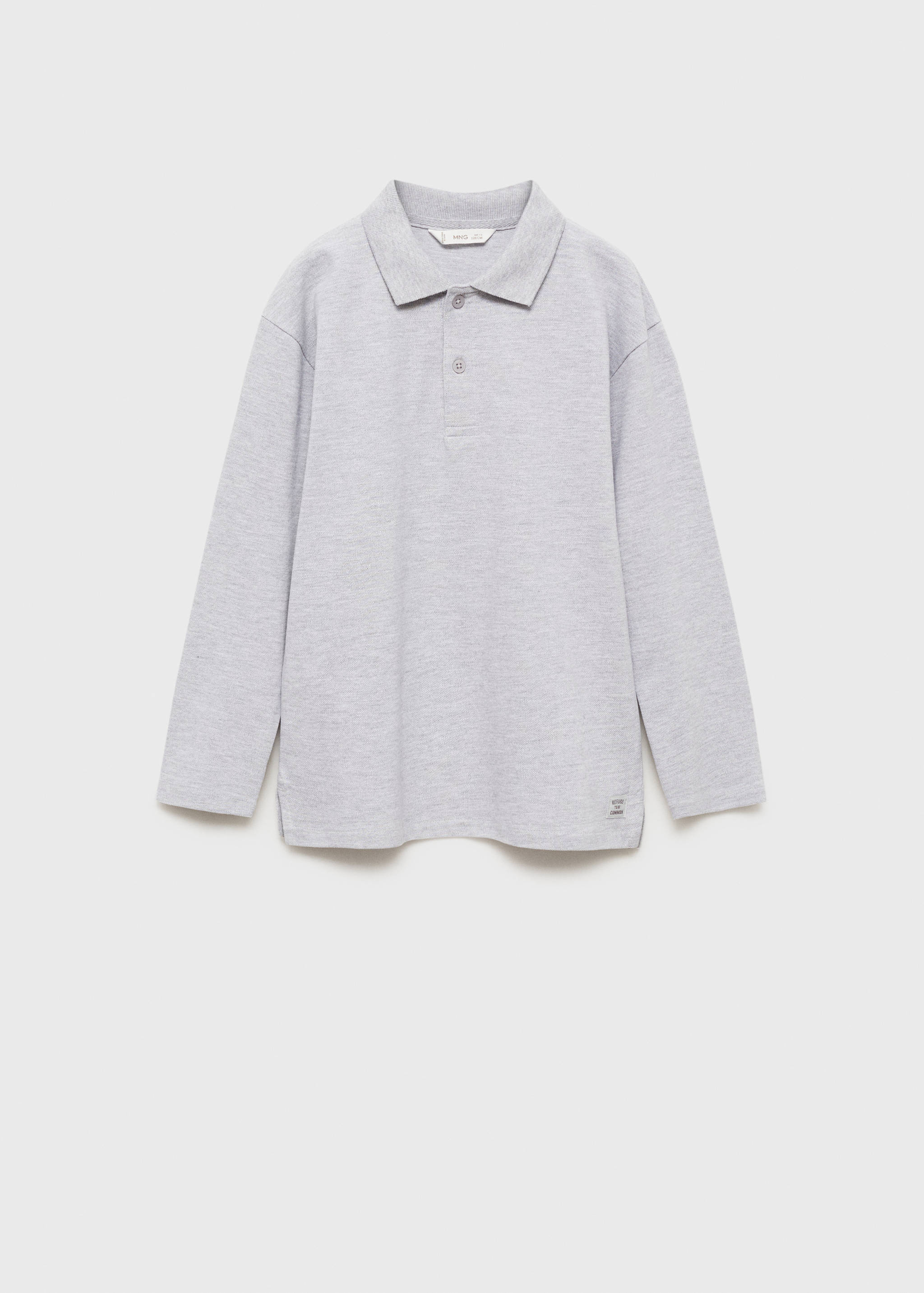Long sleeves cotton polo - Article without model