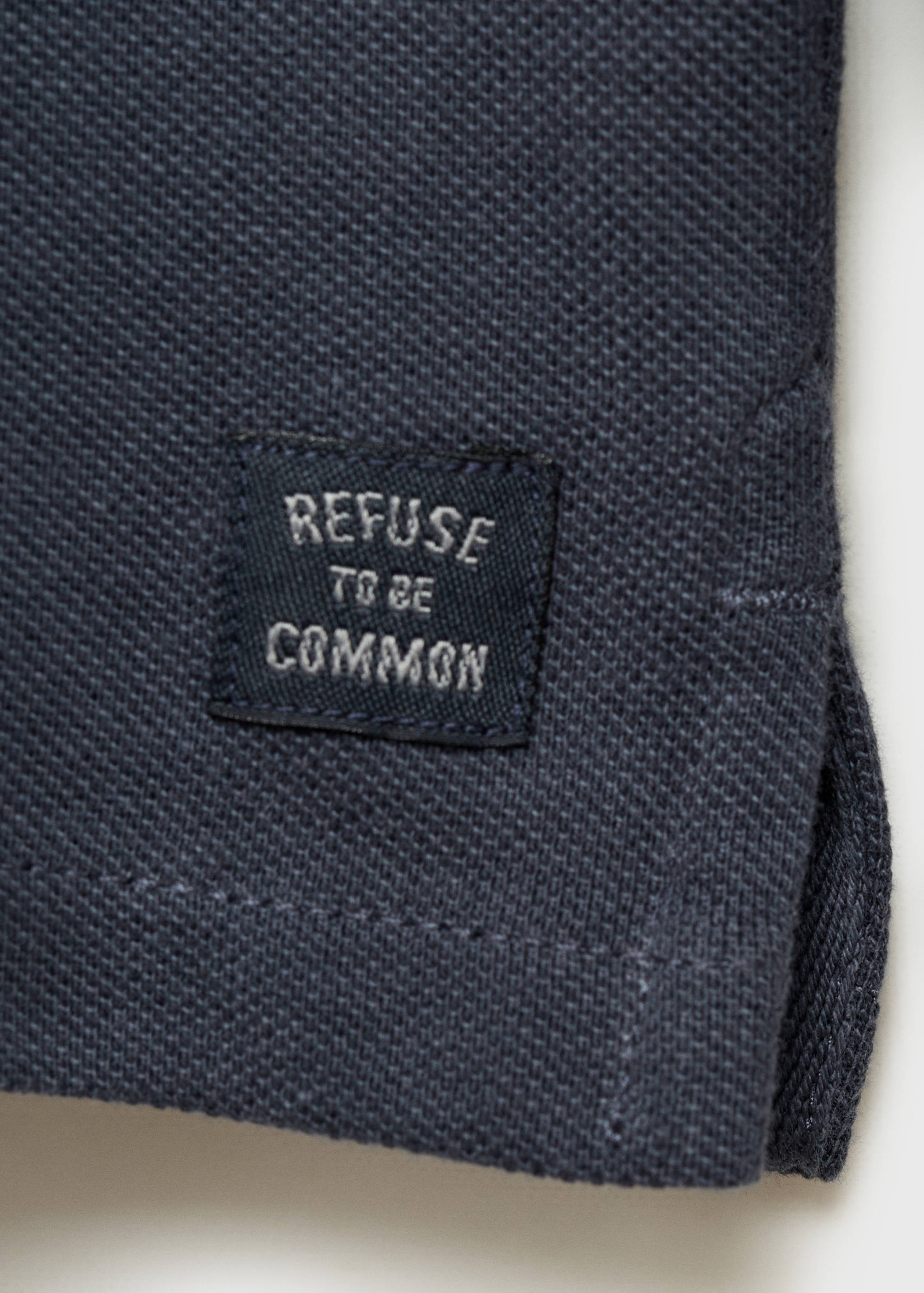 Long sleeves cotton polo - Details of the article 0
