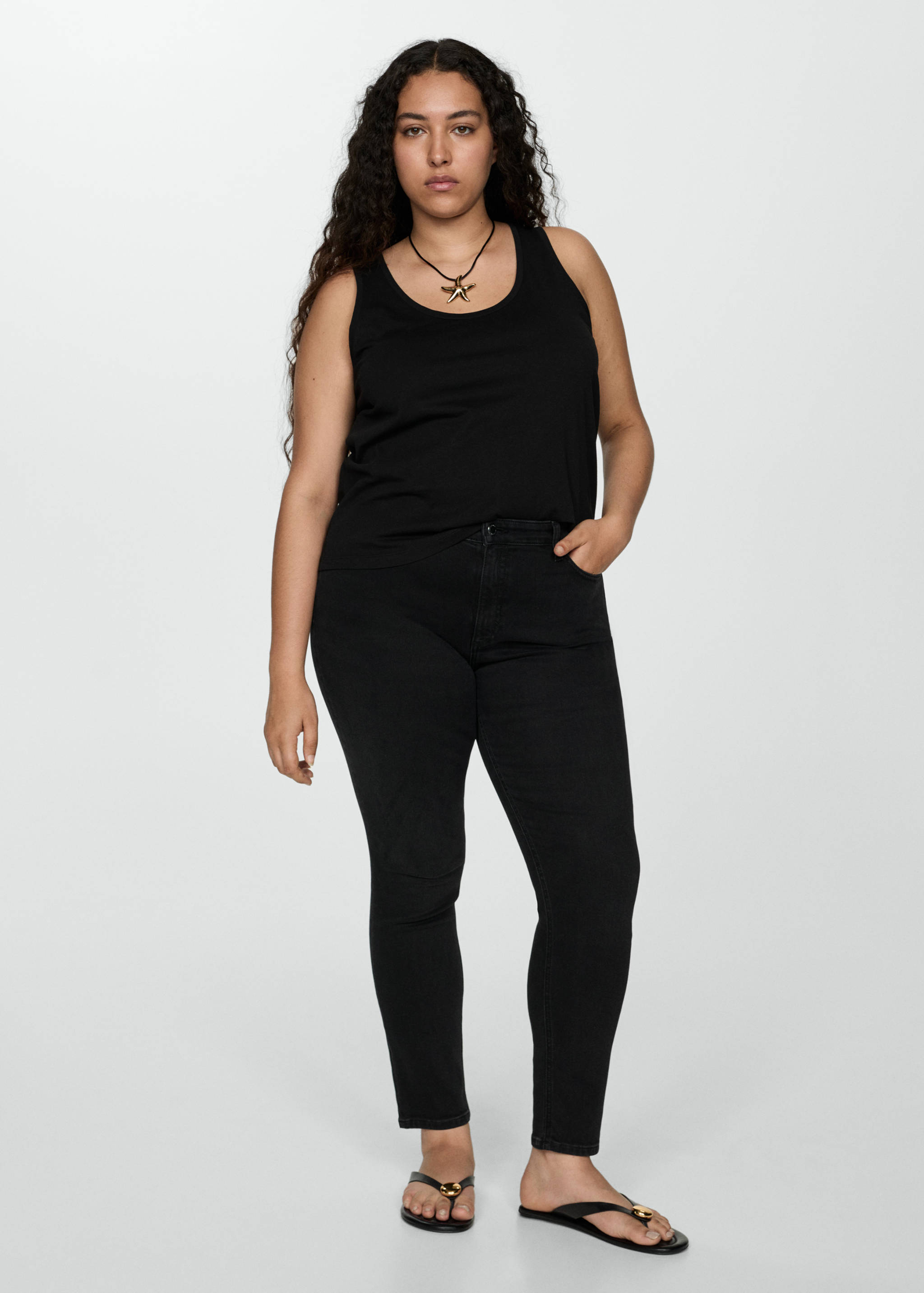 Jeans skinny tiro medio - Detalle del artículo 3