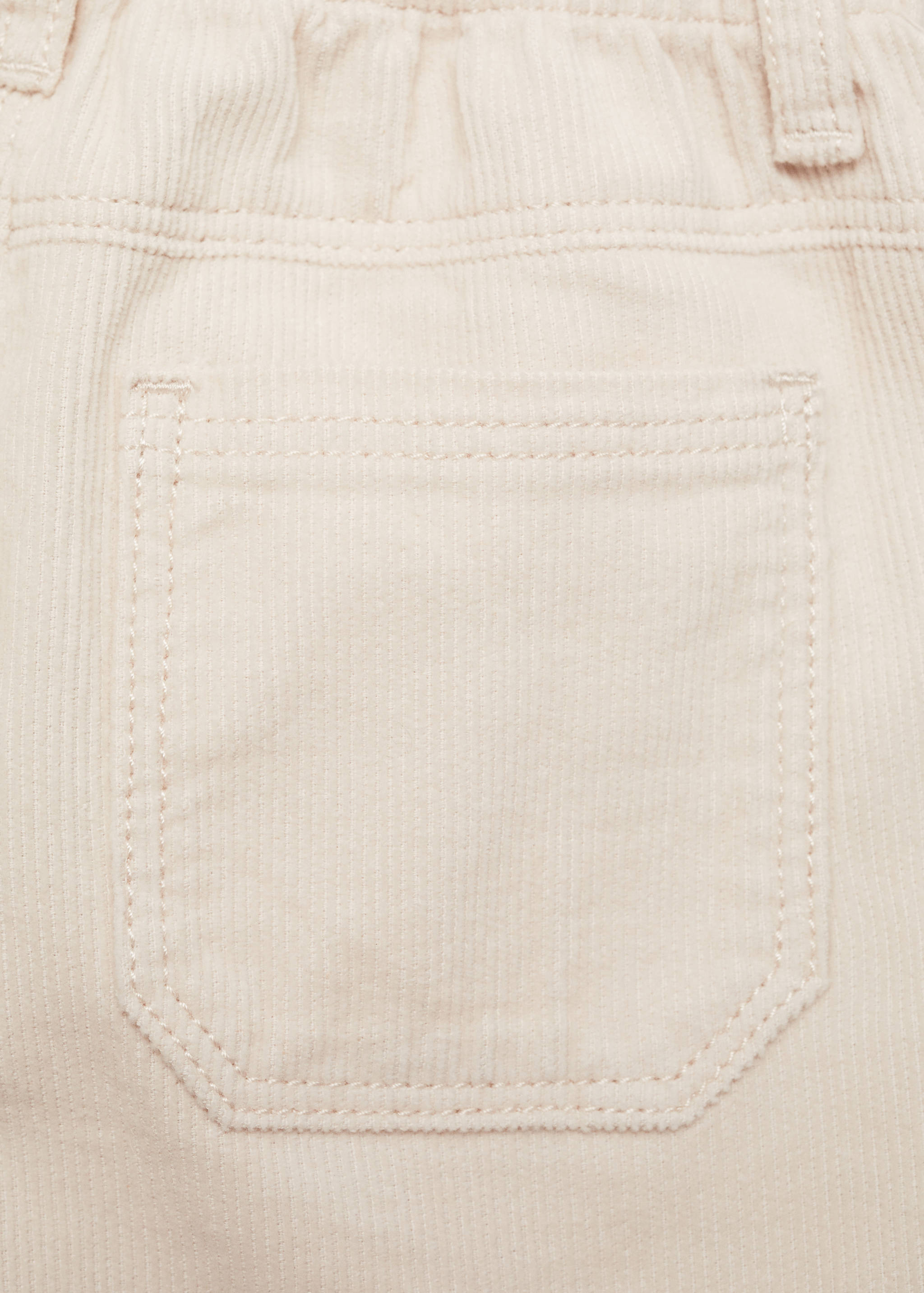 Short velours milleraies boutons - Détail de l'article 0