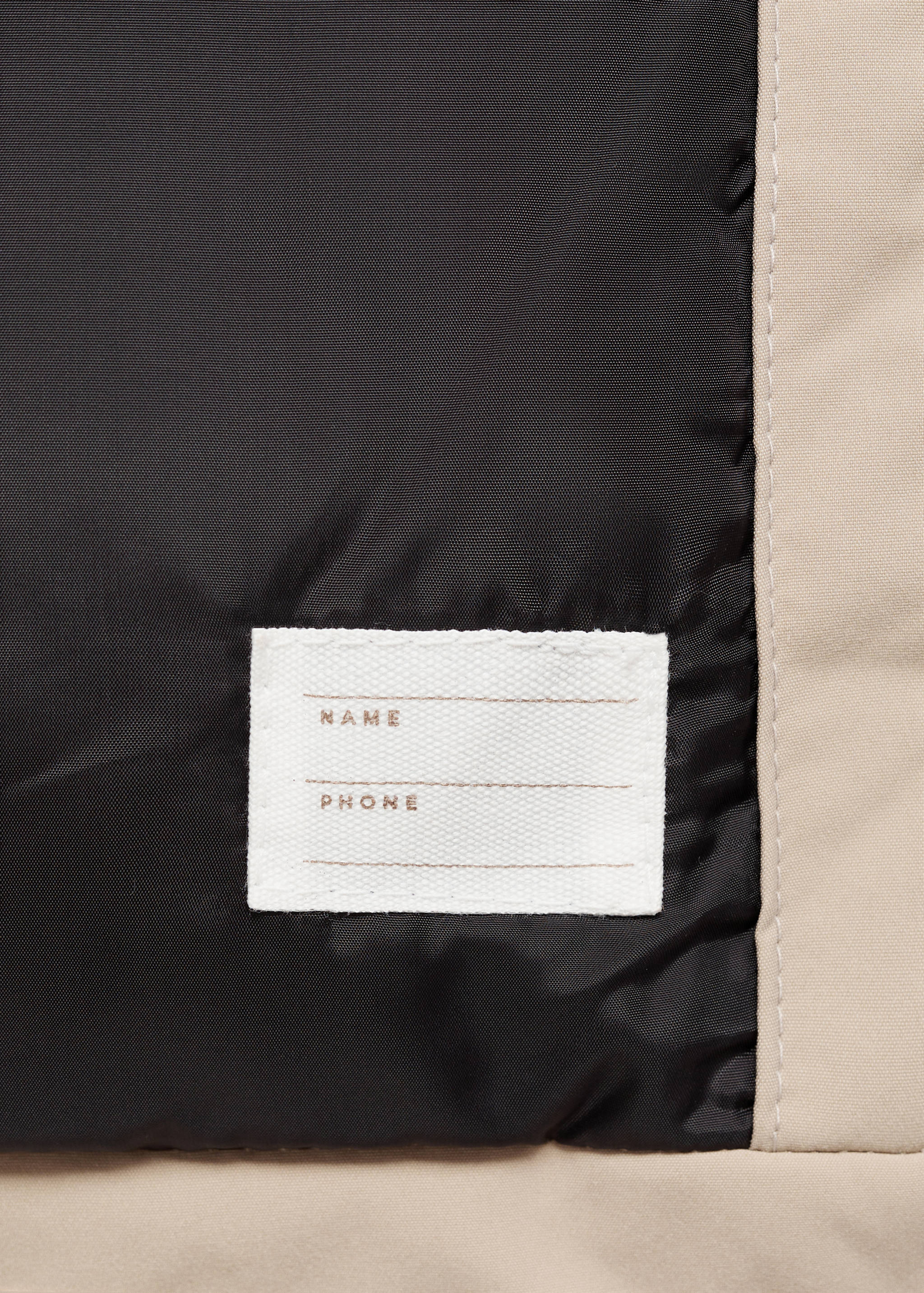 Ανοράκ καπιτονέ κουκούλα γούνα - Λεπτομέρεια του προϊόντος 8