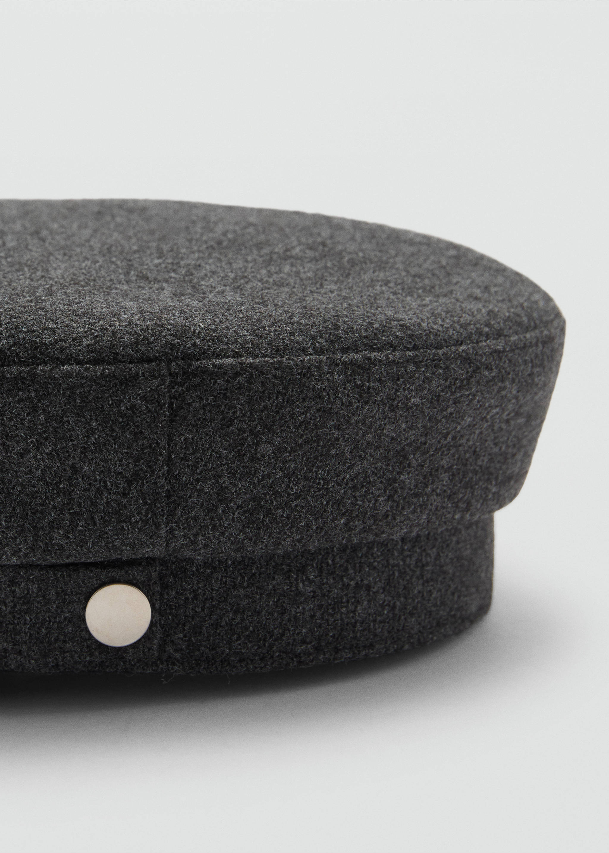Gorra baker cuadros - Detalle del artículo 2, Gris. Ref: 77086346-00.