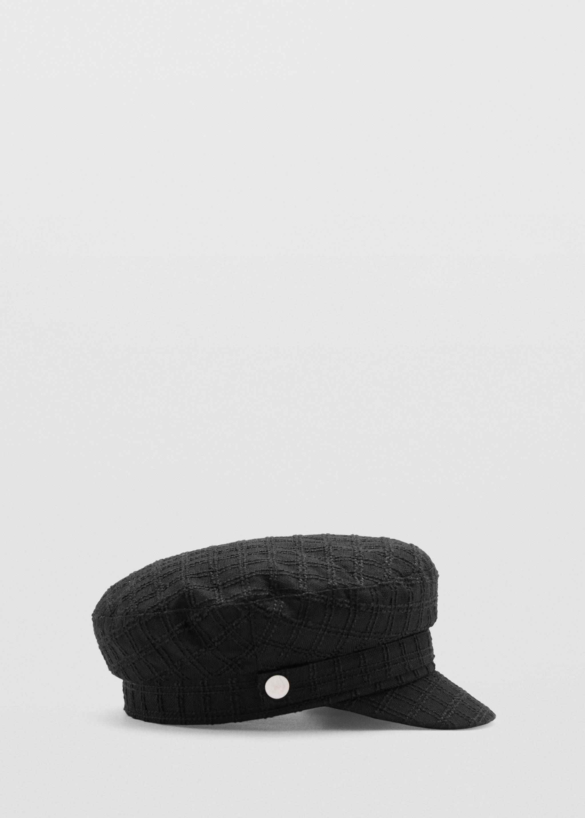 格纹厨师帽 - null