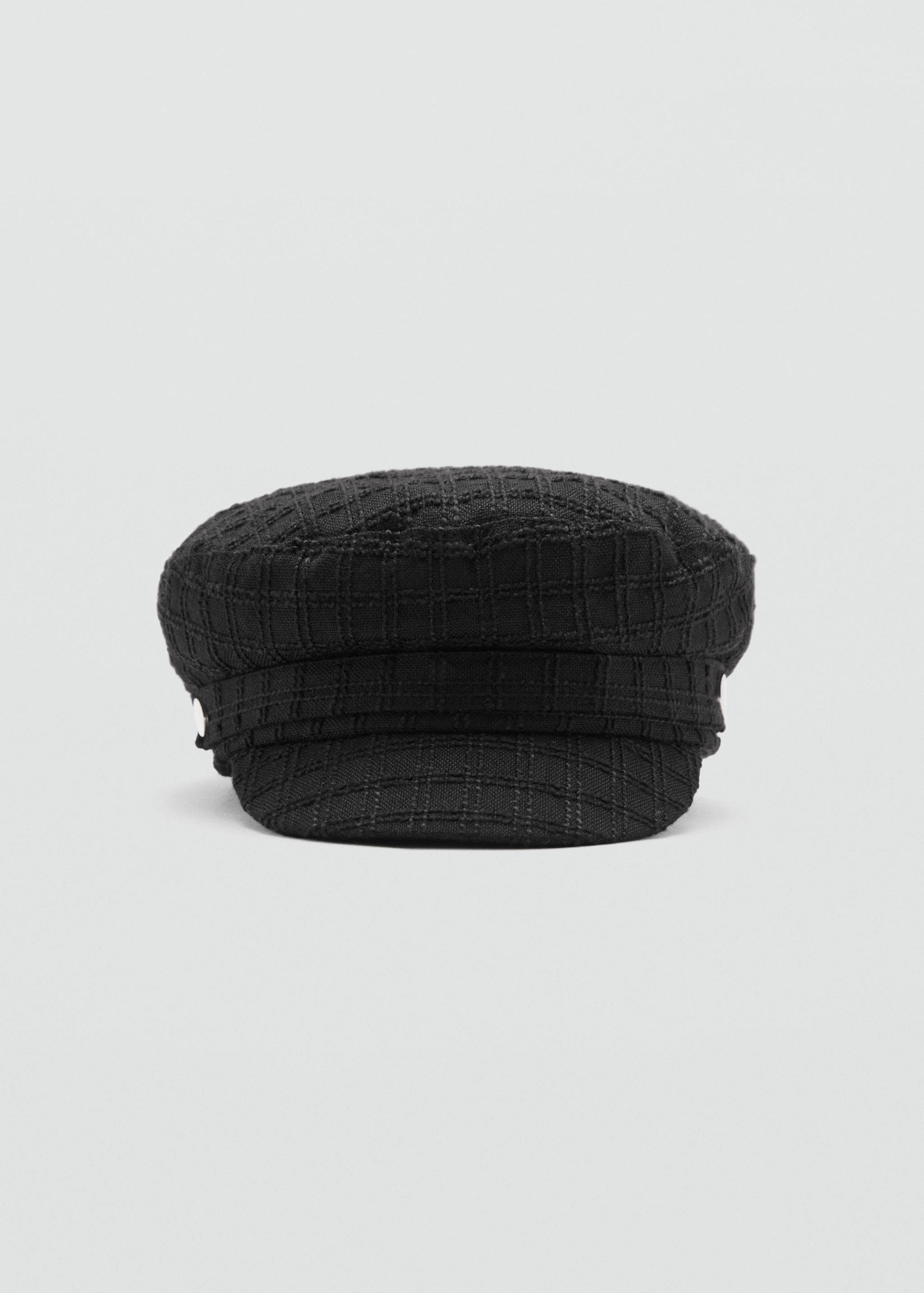 格纹厨师帽 - null