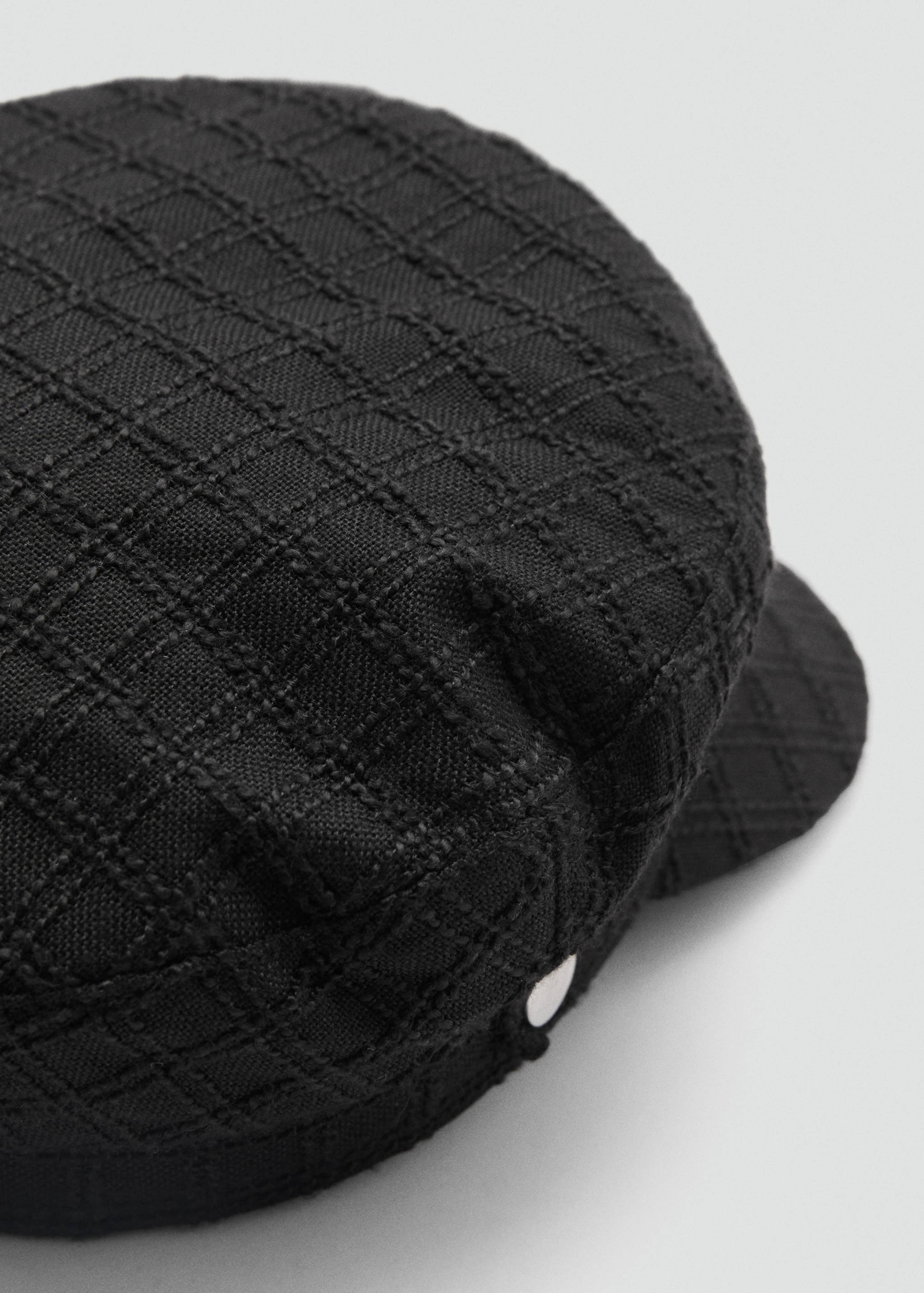 格纹厨师帽 - null