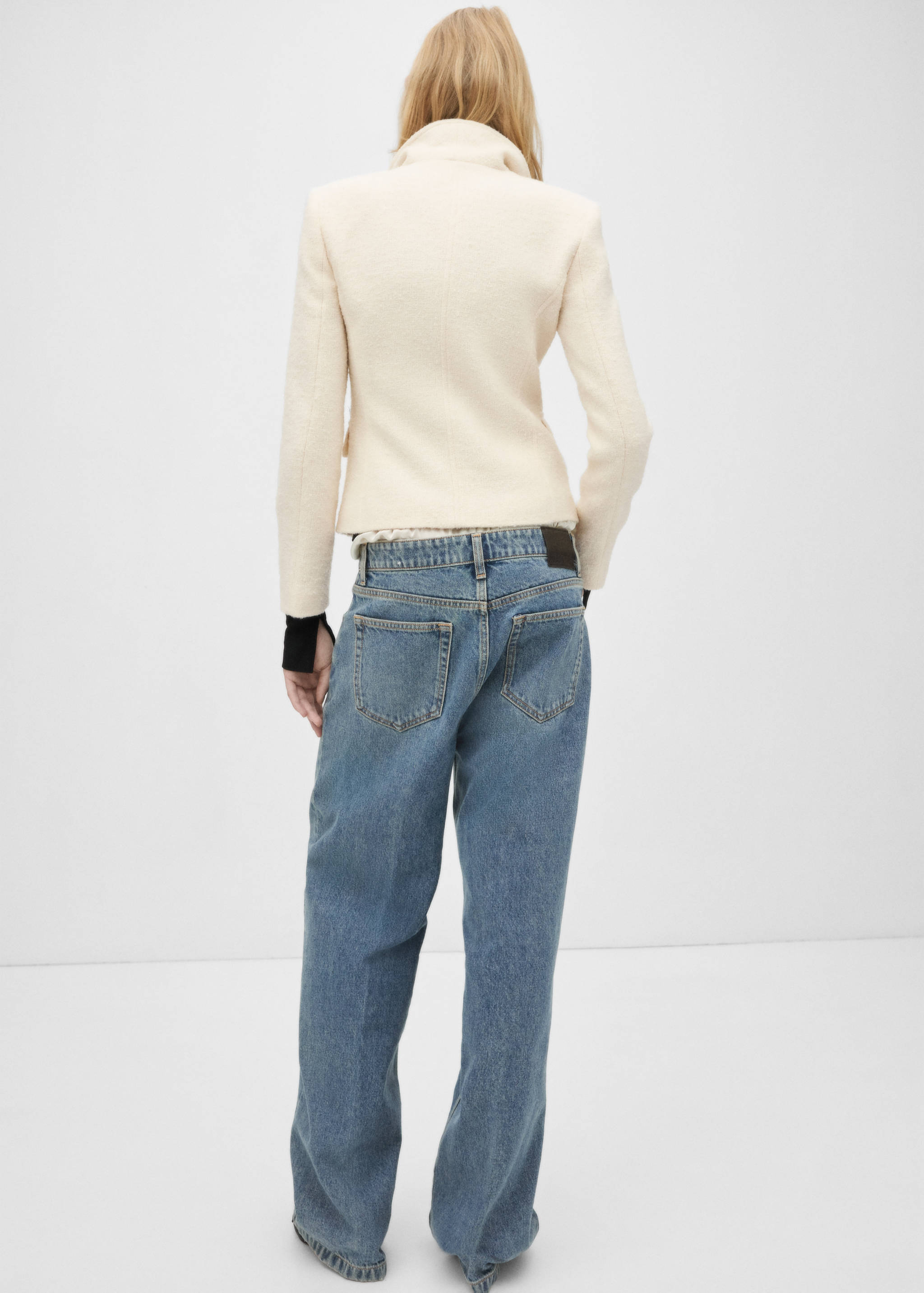 Low-rise wideleg jeans - Reverse of the article