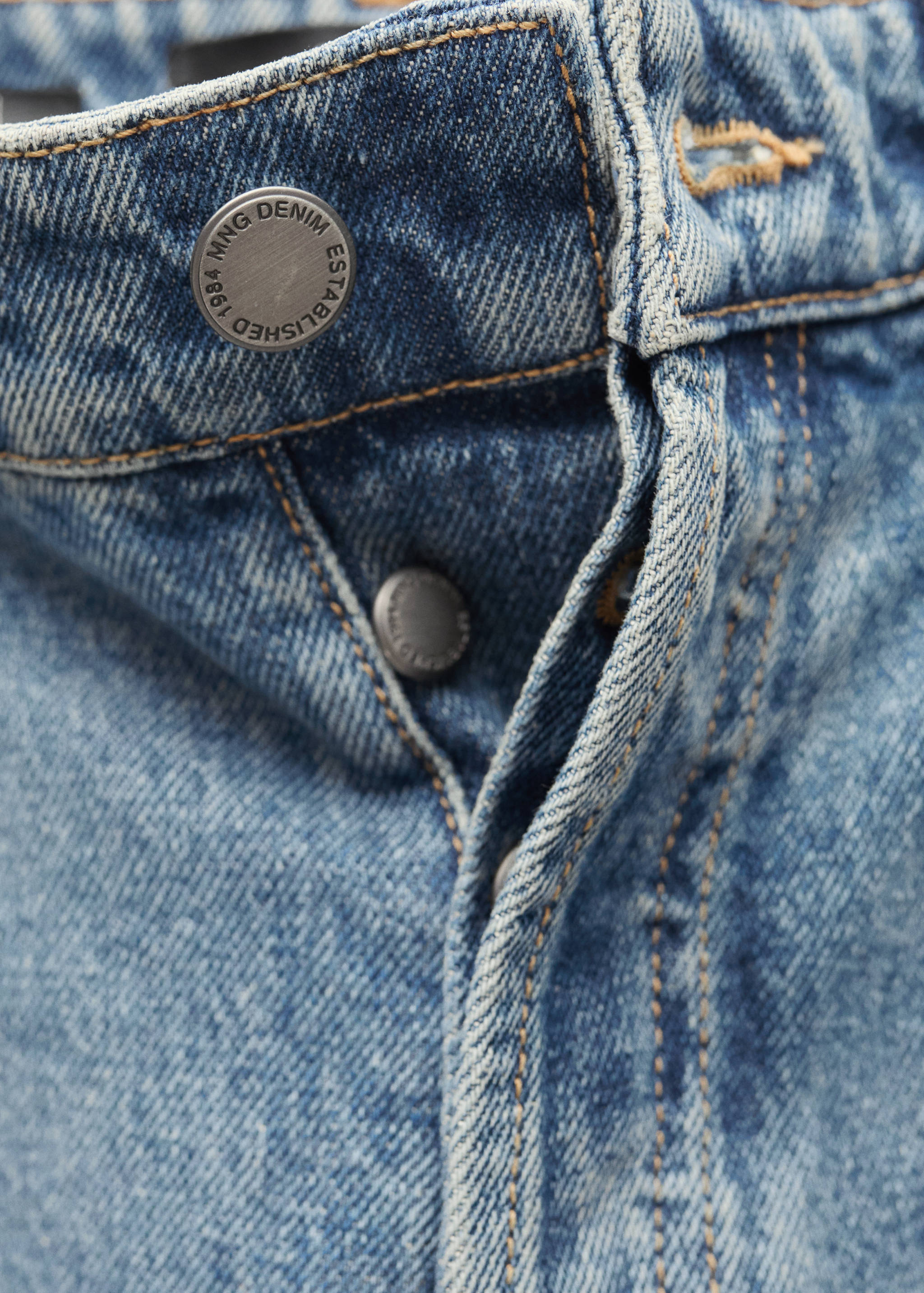 Low-rise wideleg jeans - Details of the article 0