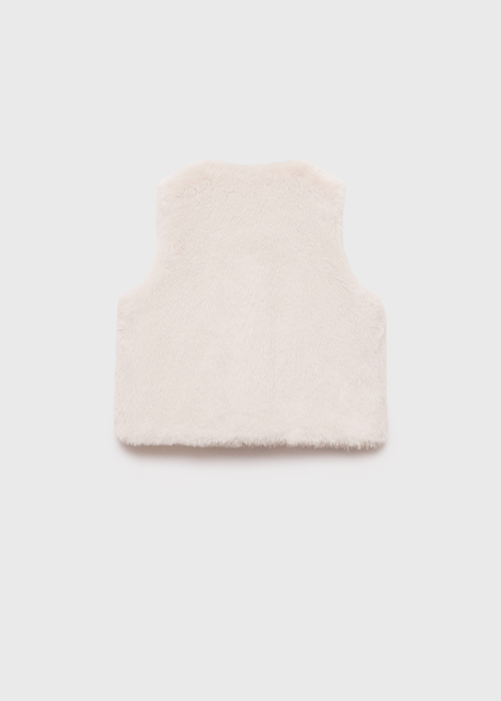 Fur-effect gilet - Reverse of the article