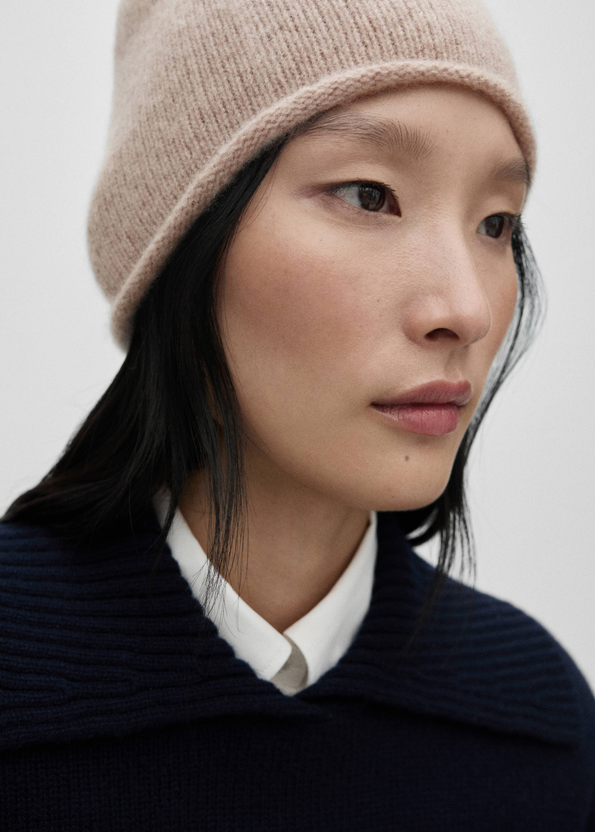 100% kasjmier muts - Overzichtstekening