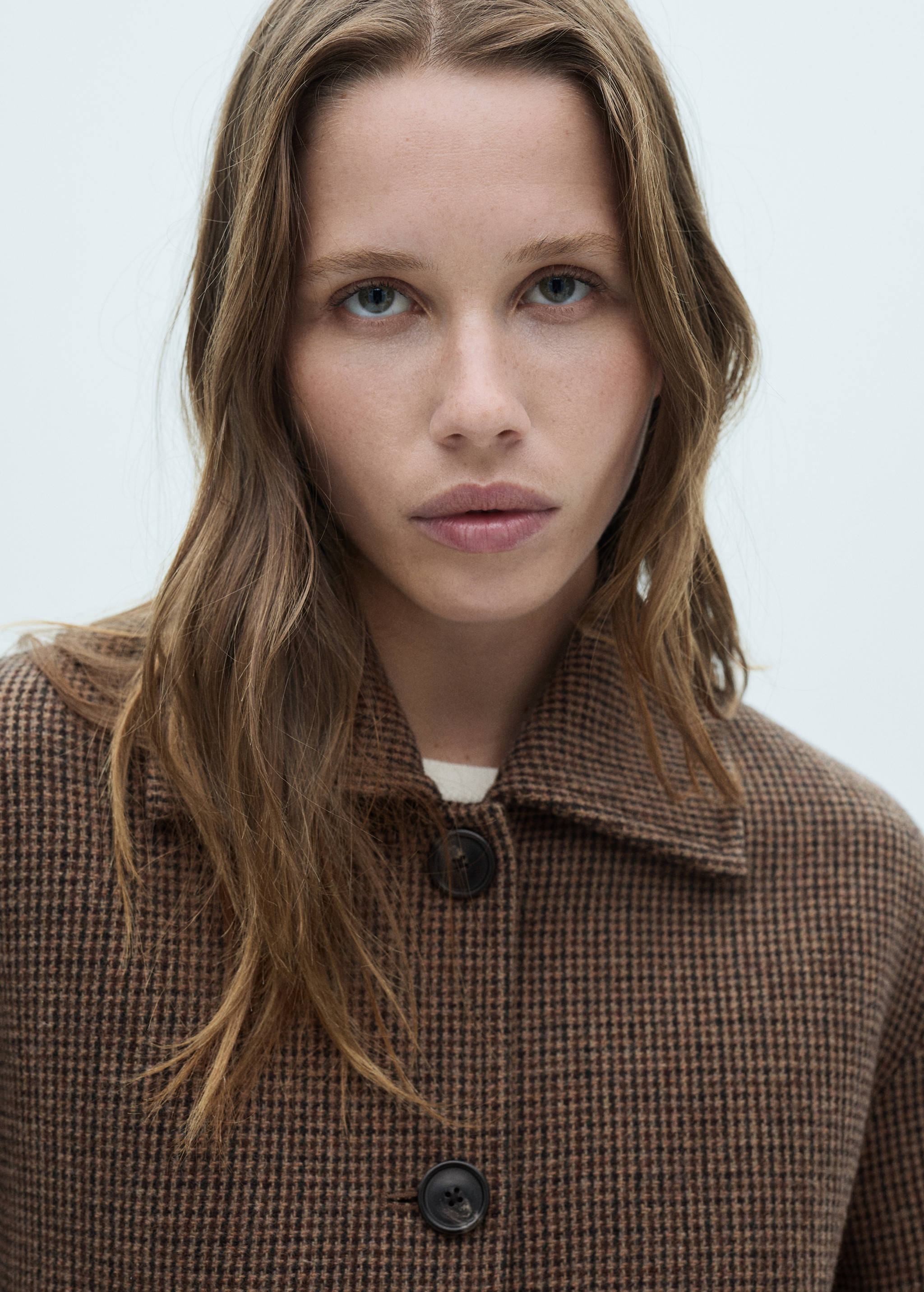 Micro-houndstooth wool jacket - Details of the article 1