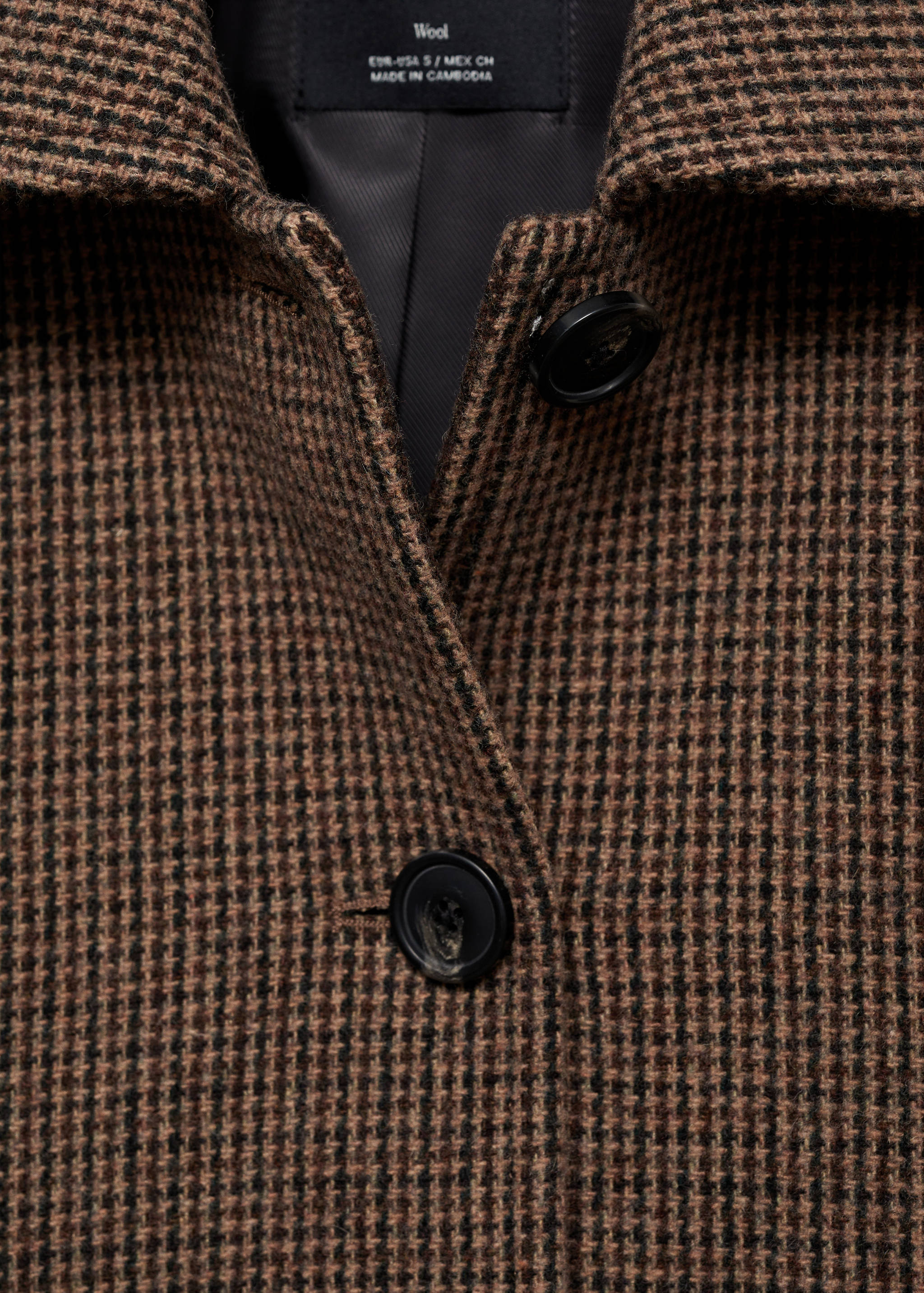 Micro-houndstooth wool jacket - Details of the article 8
