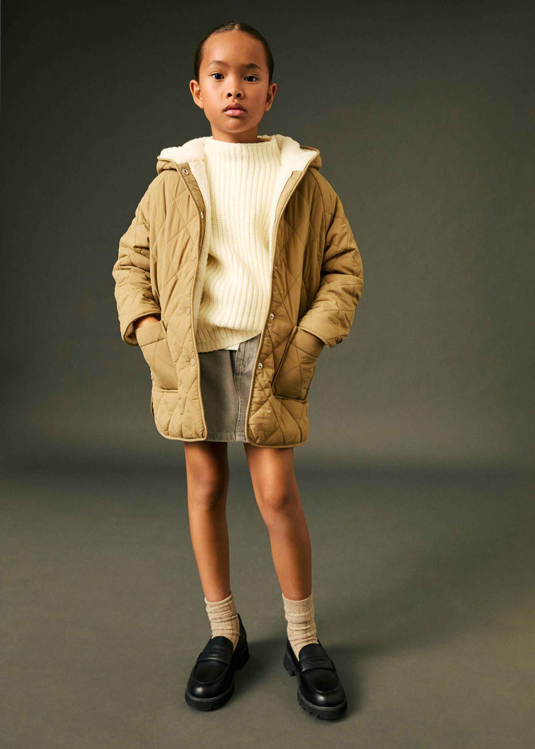 Quilted reversible anorak - Details of the article 5