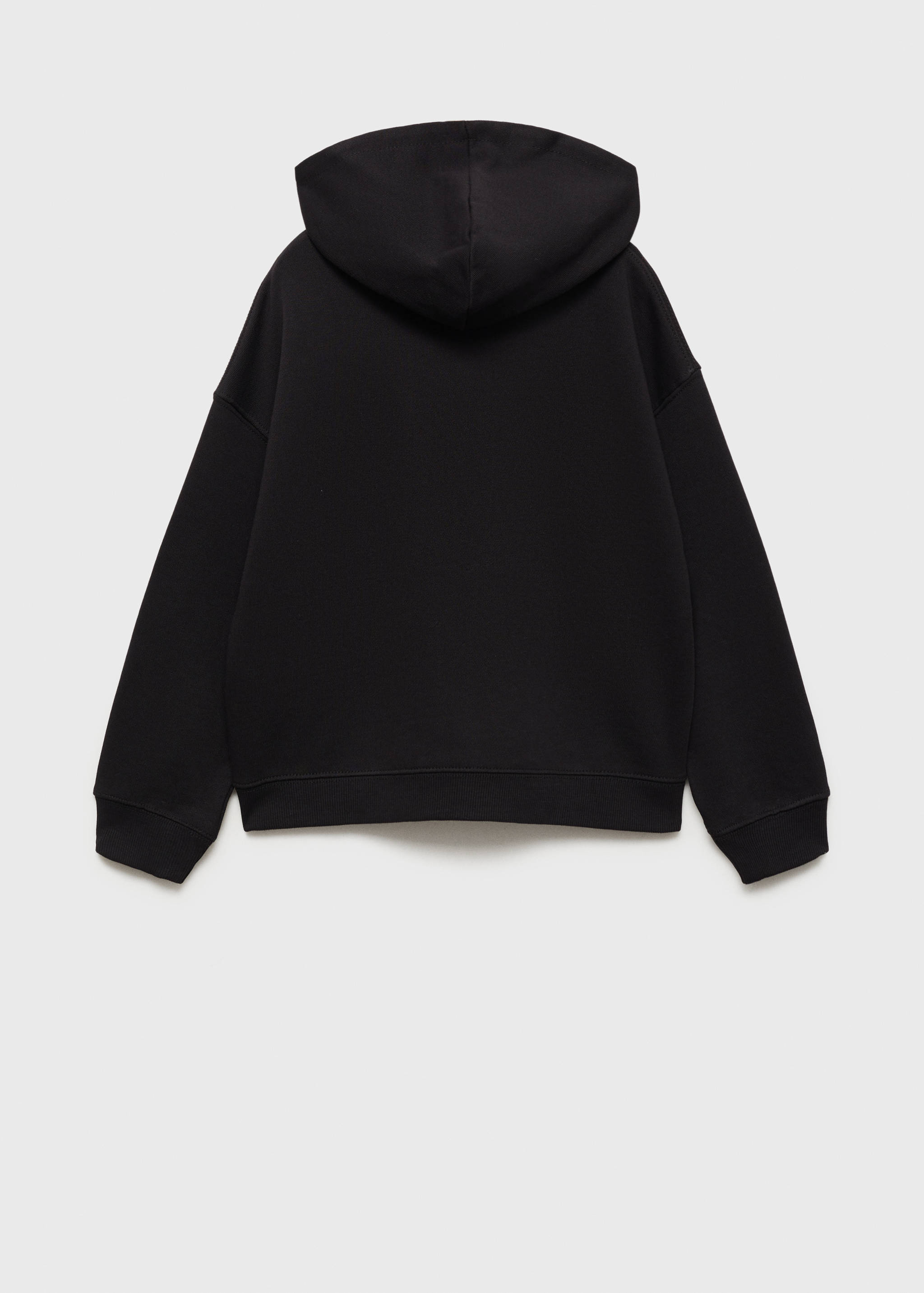 Zipped hoodie - Reverse of the article