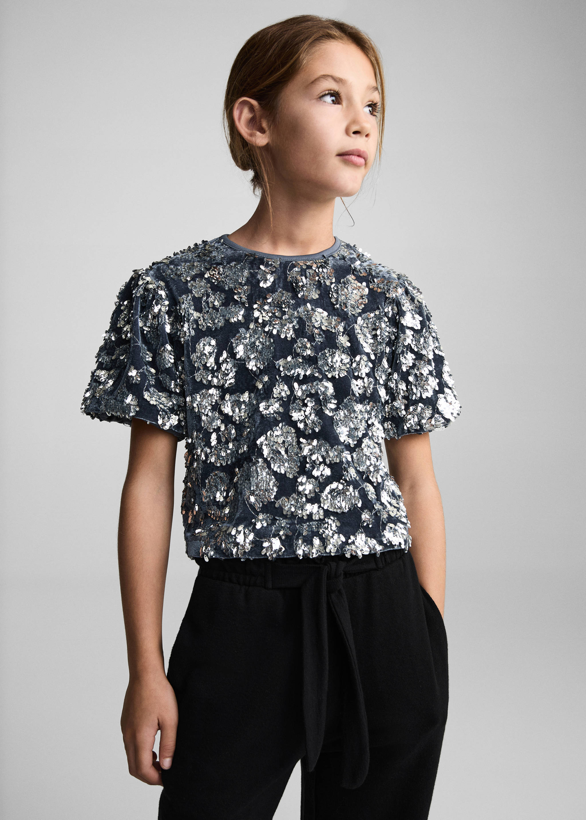 Pantalon wide leg coton - Plan moyen