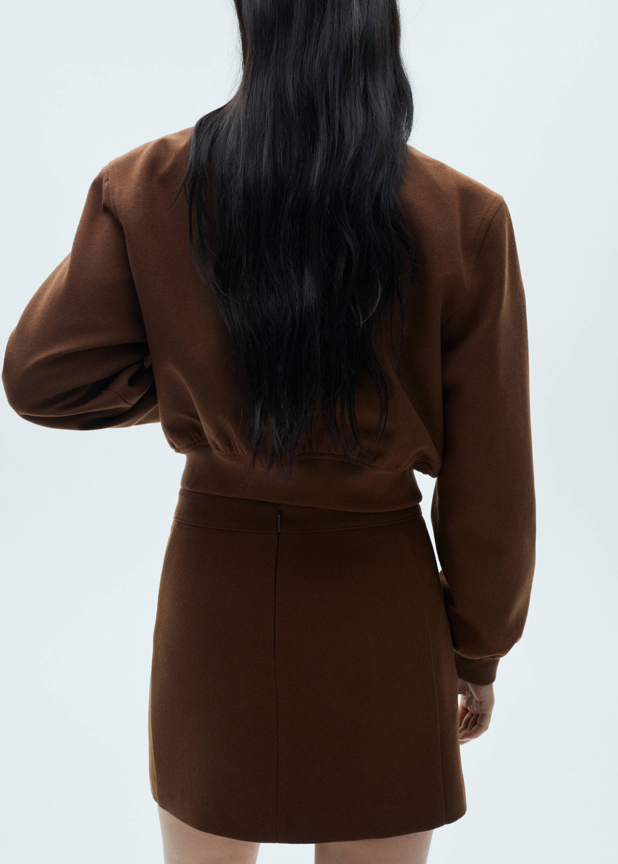 Wool bomber jacket - Reverse of the article