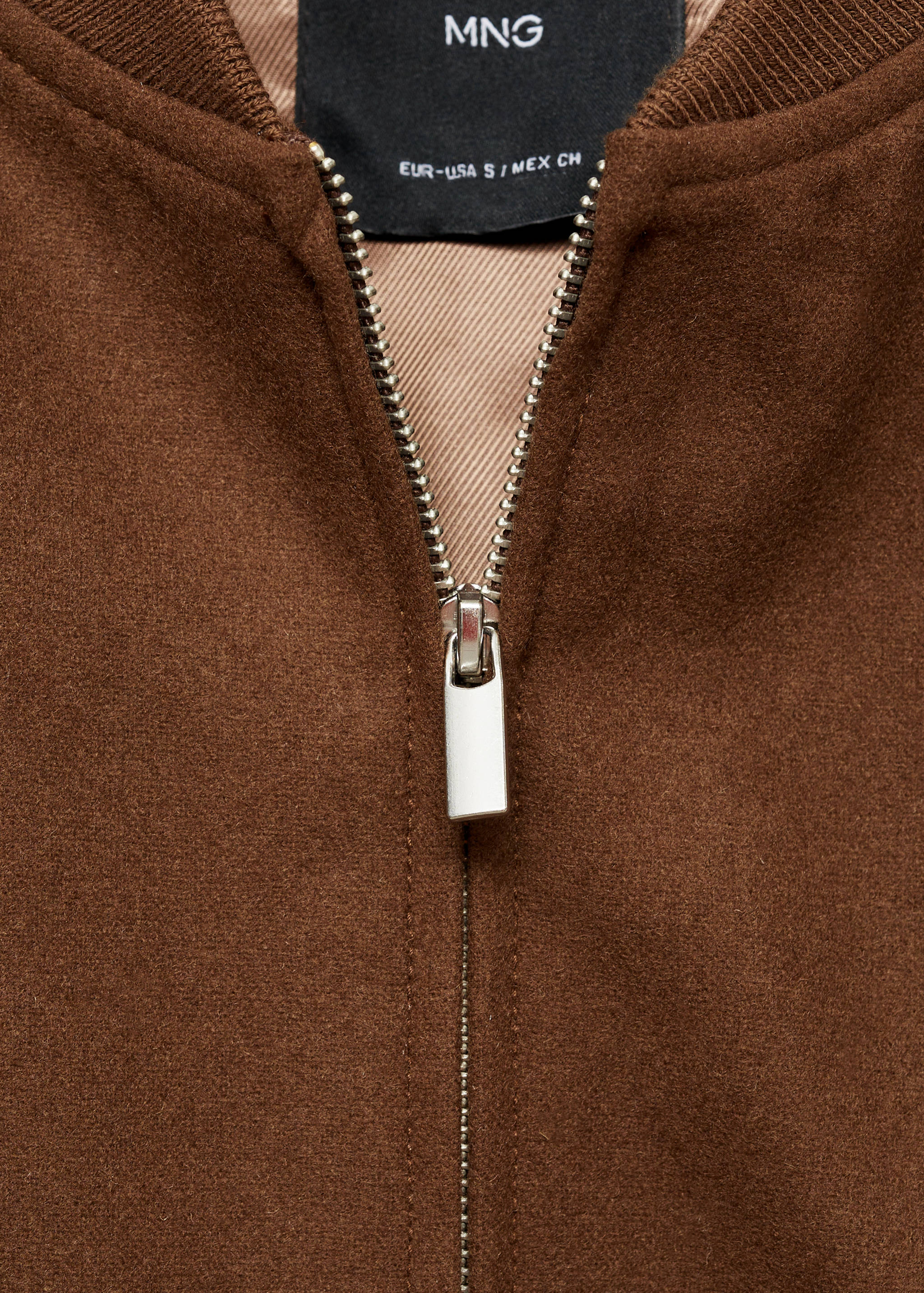 Wool bomber jacket - Details of the article 8