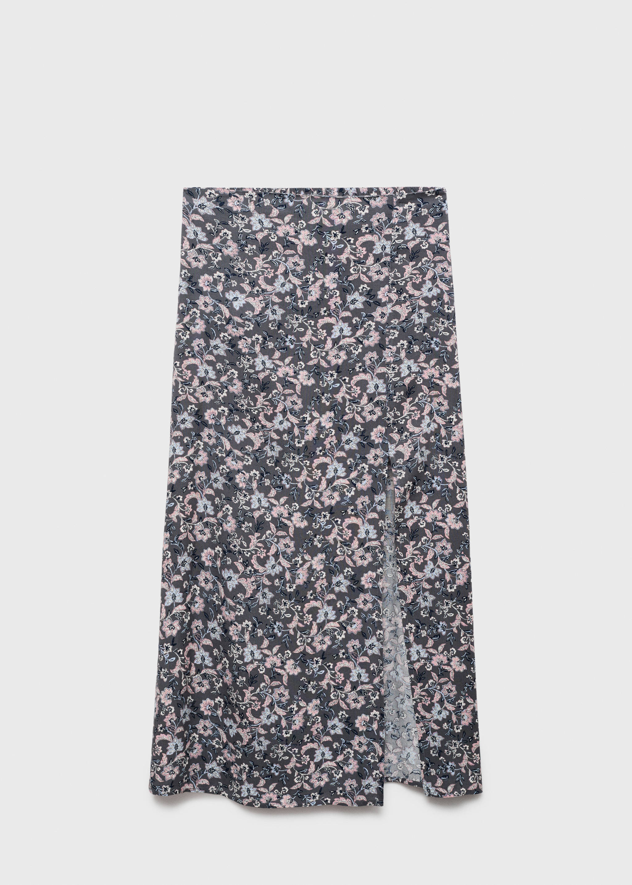 Slit floral skirt - Article without model