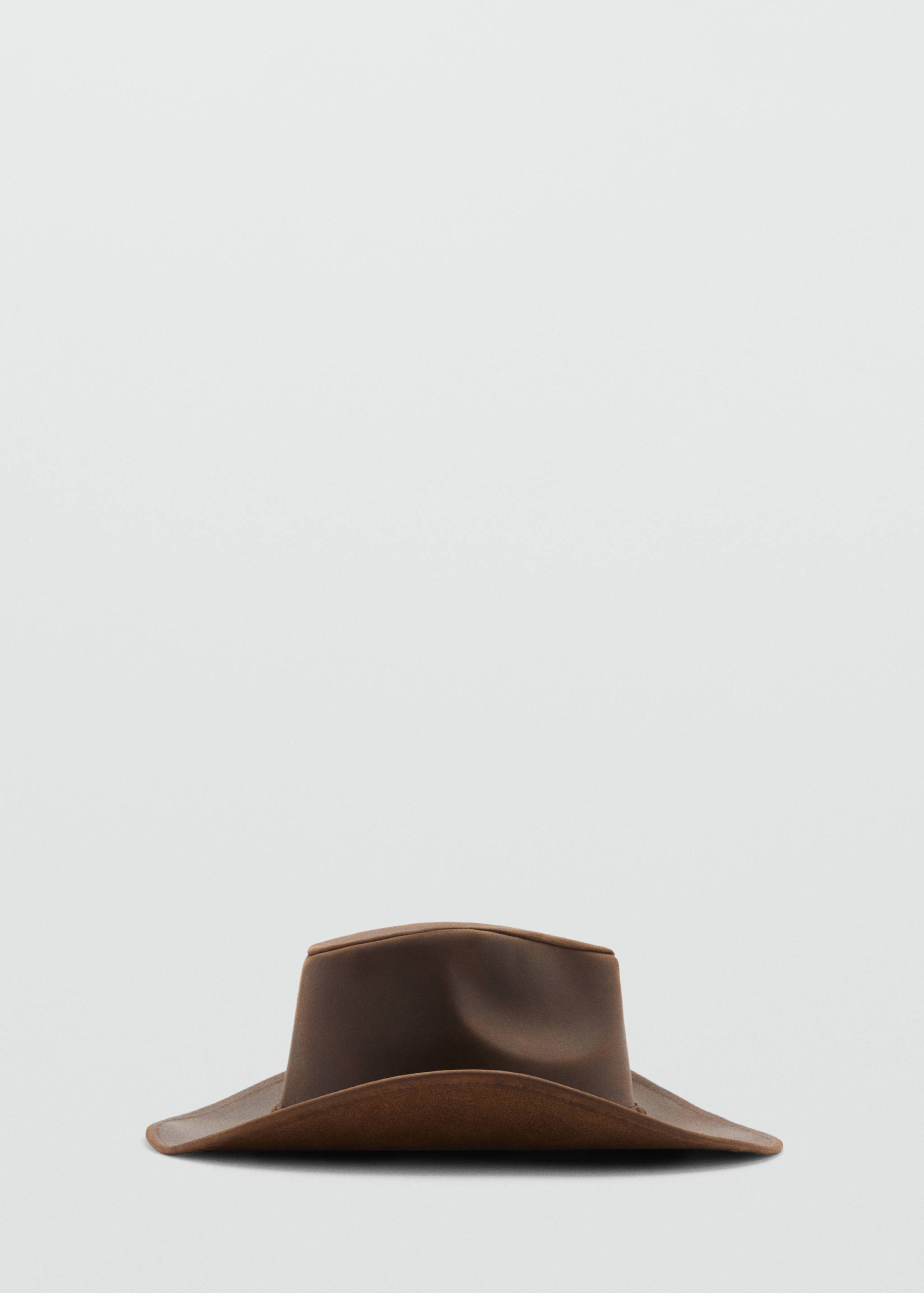 Chapeau cuir détail tressé - Article sans modèle