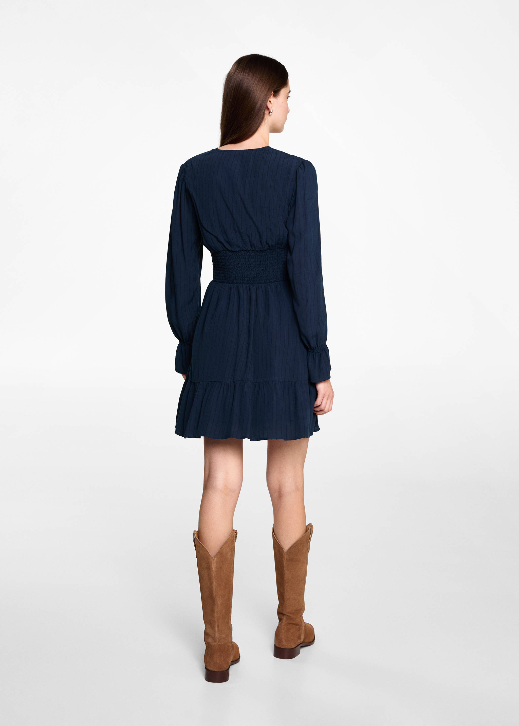 Vestido detalle fruncido - Reverso del artículo