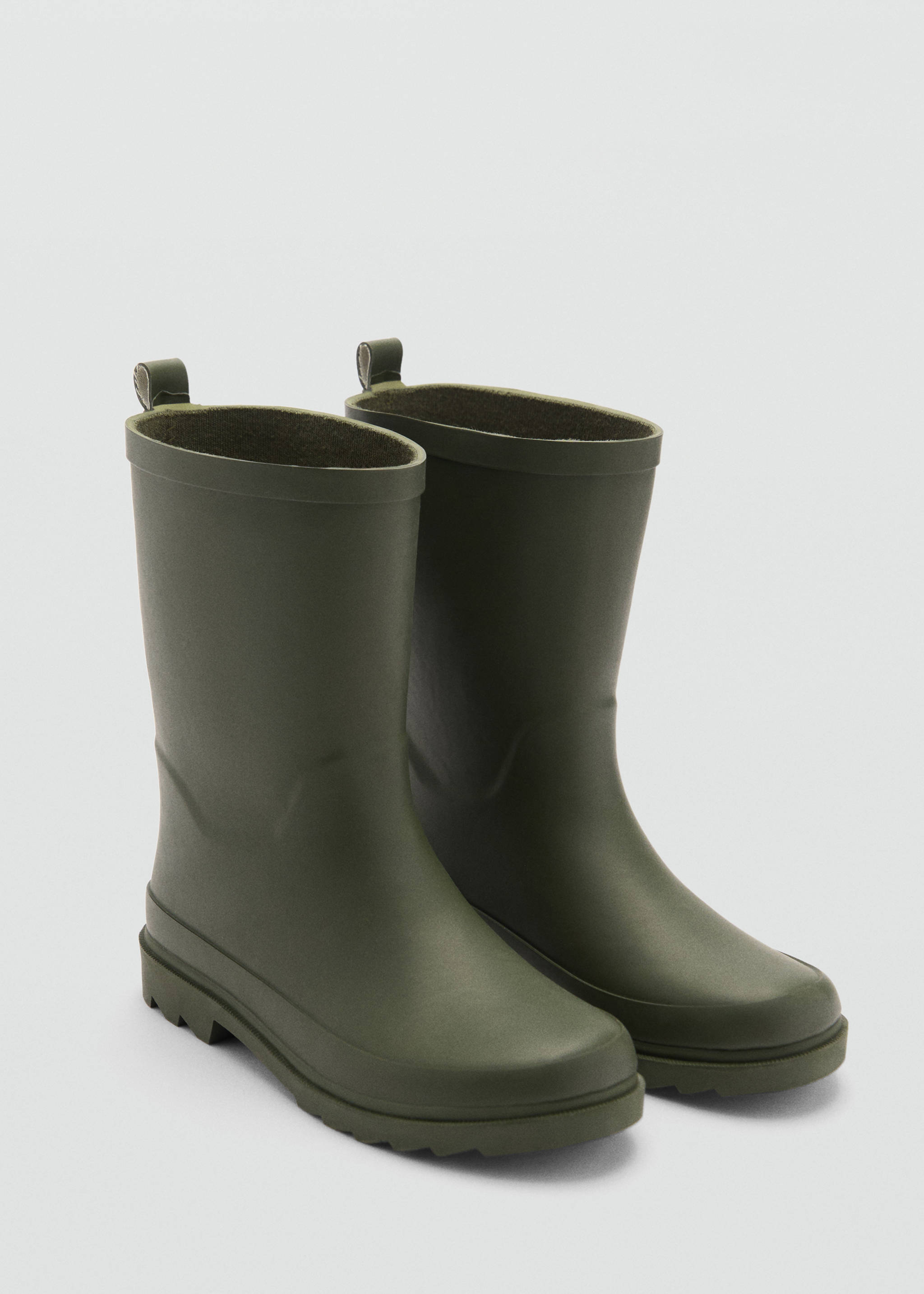 Bottes caoutchouc - Plan moyen