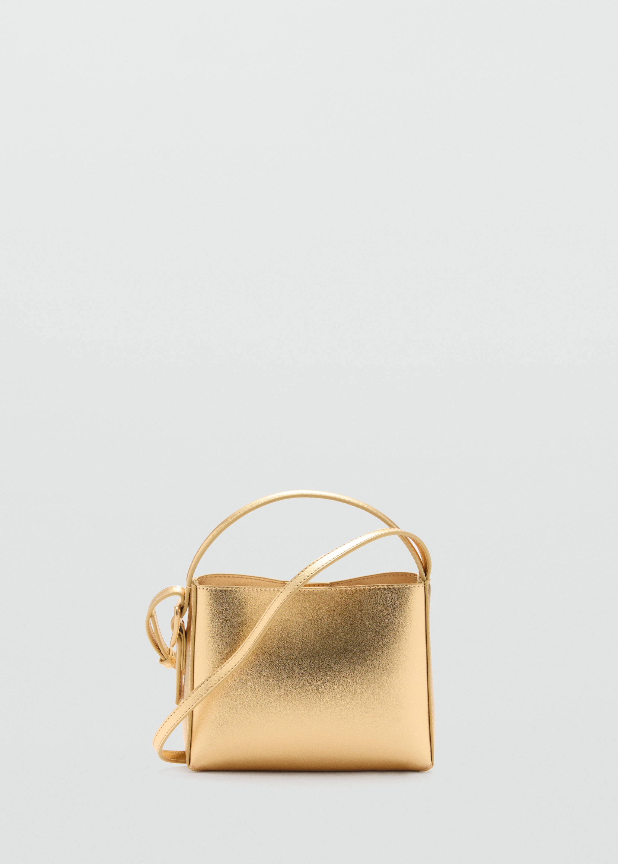 Metallic mini-shopper bag - Article without model