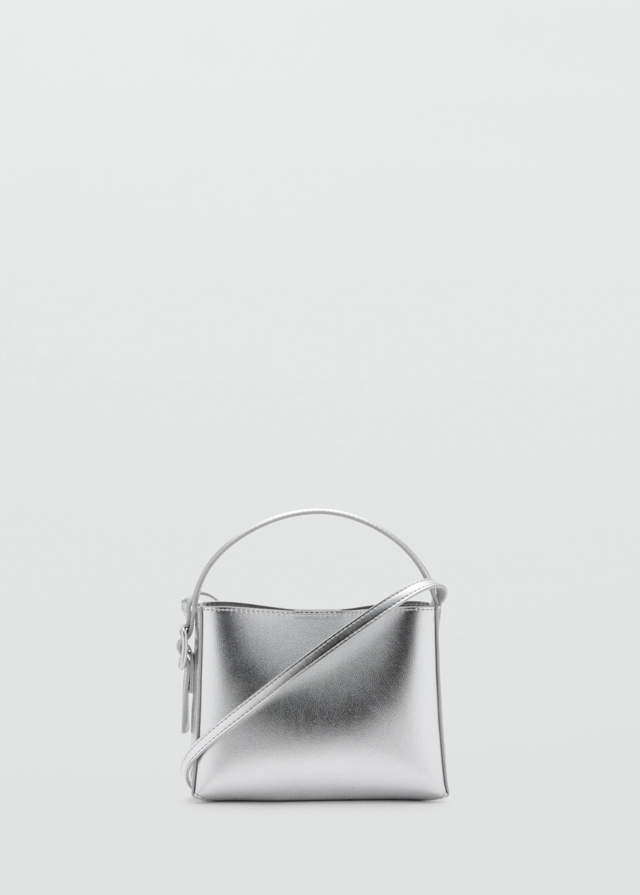 Metallic mini-shopper bag - Article without model