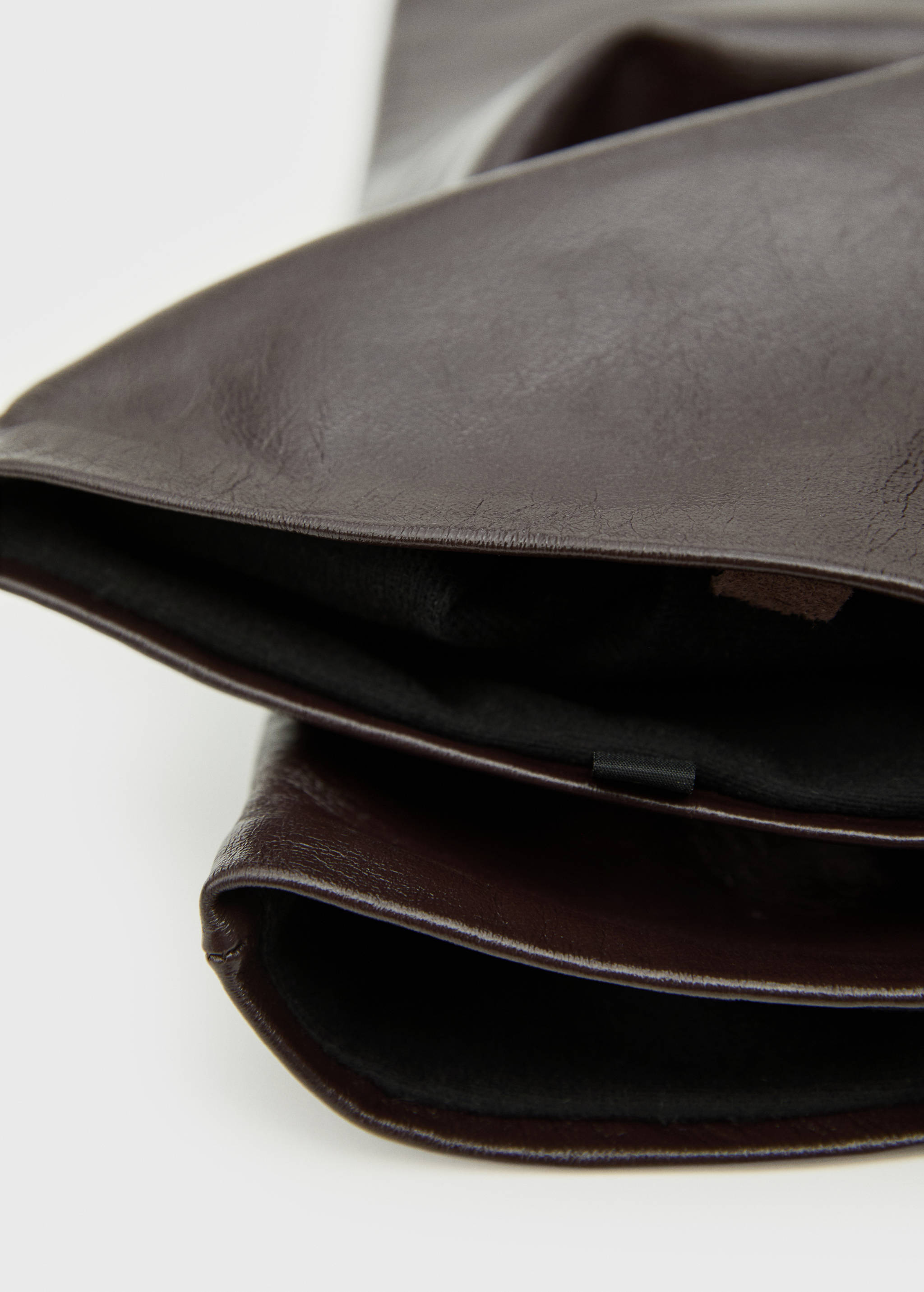 Long leather gloves - Medium plane