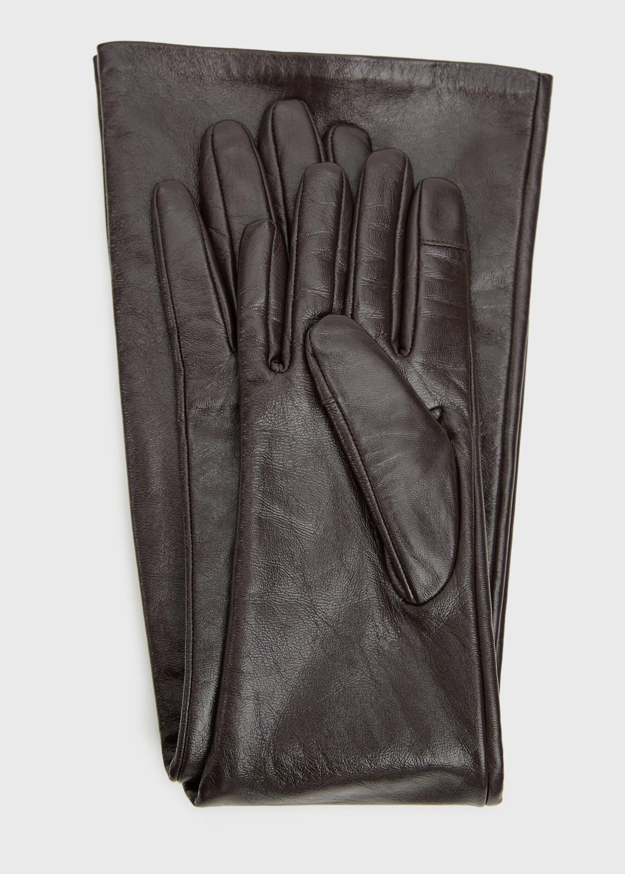 Long leather gloves - Details of the article 1