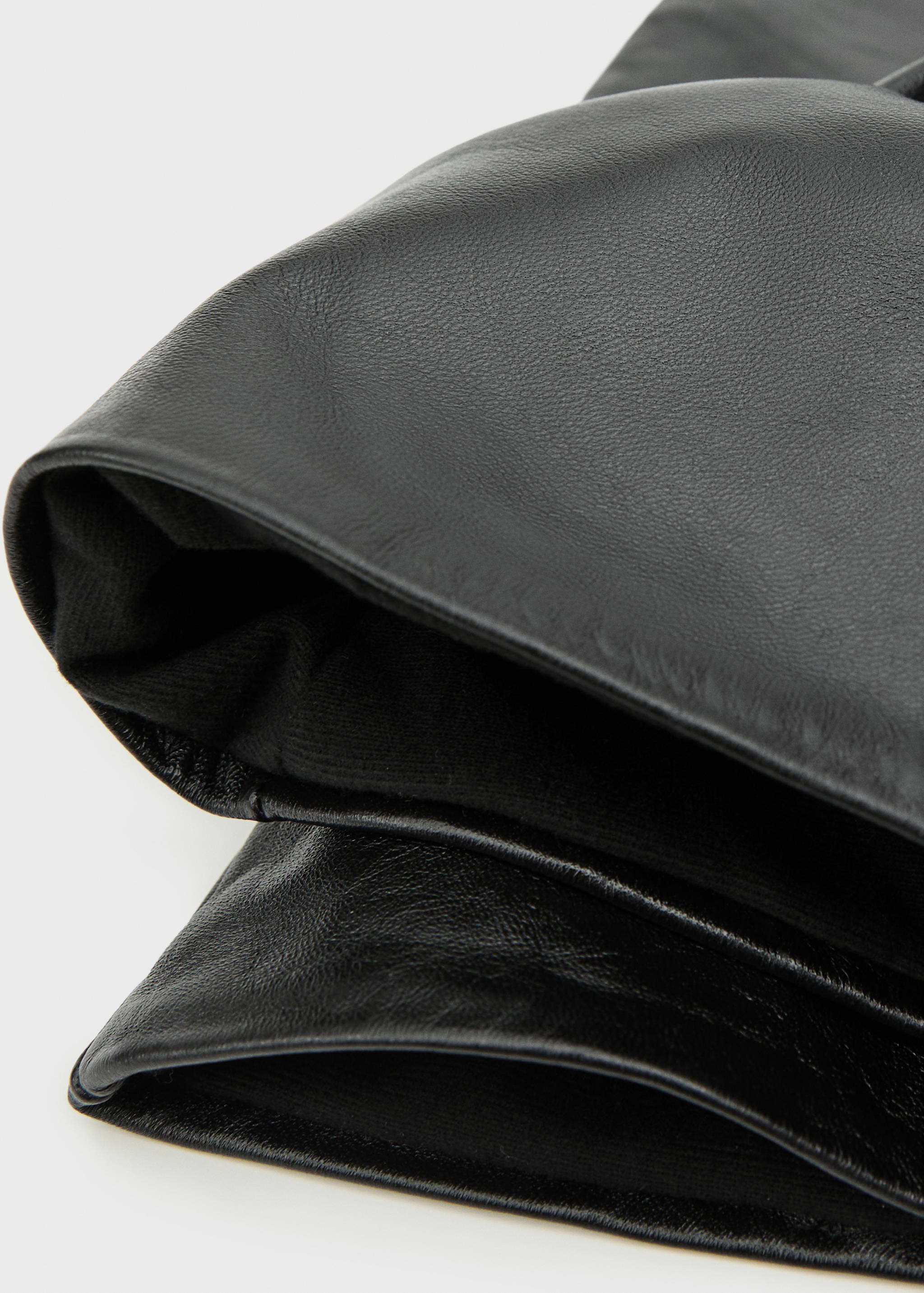 Long leather gloves - Medium plane