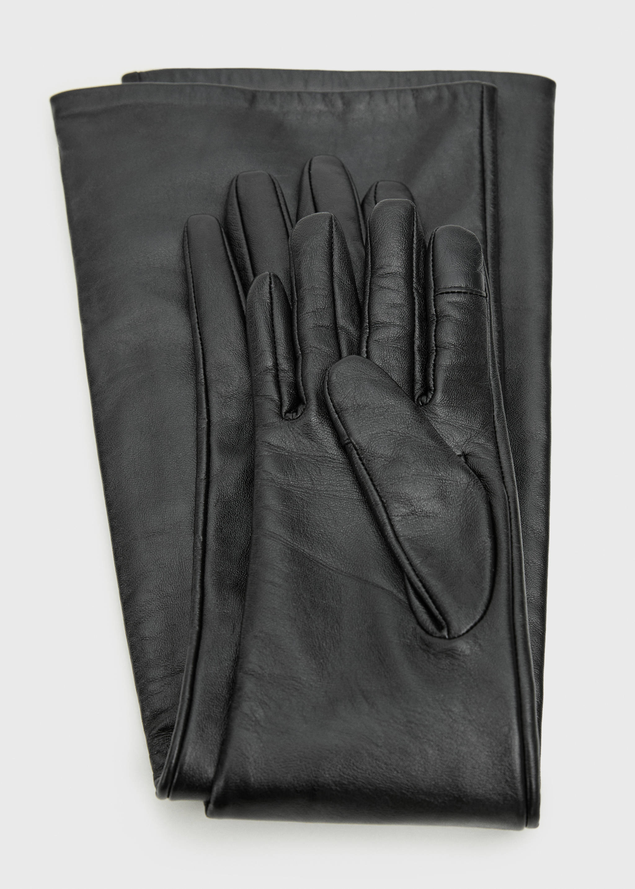 Long leather gloves - Details of the article 1