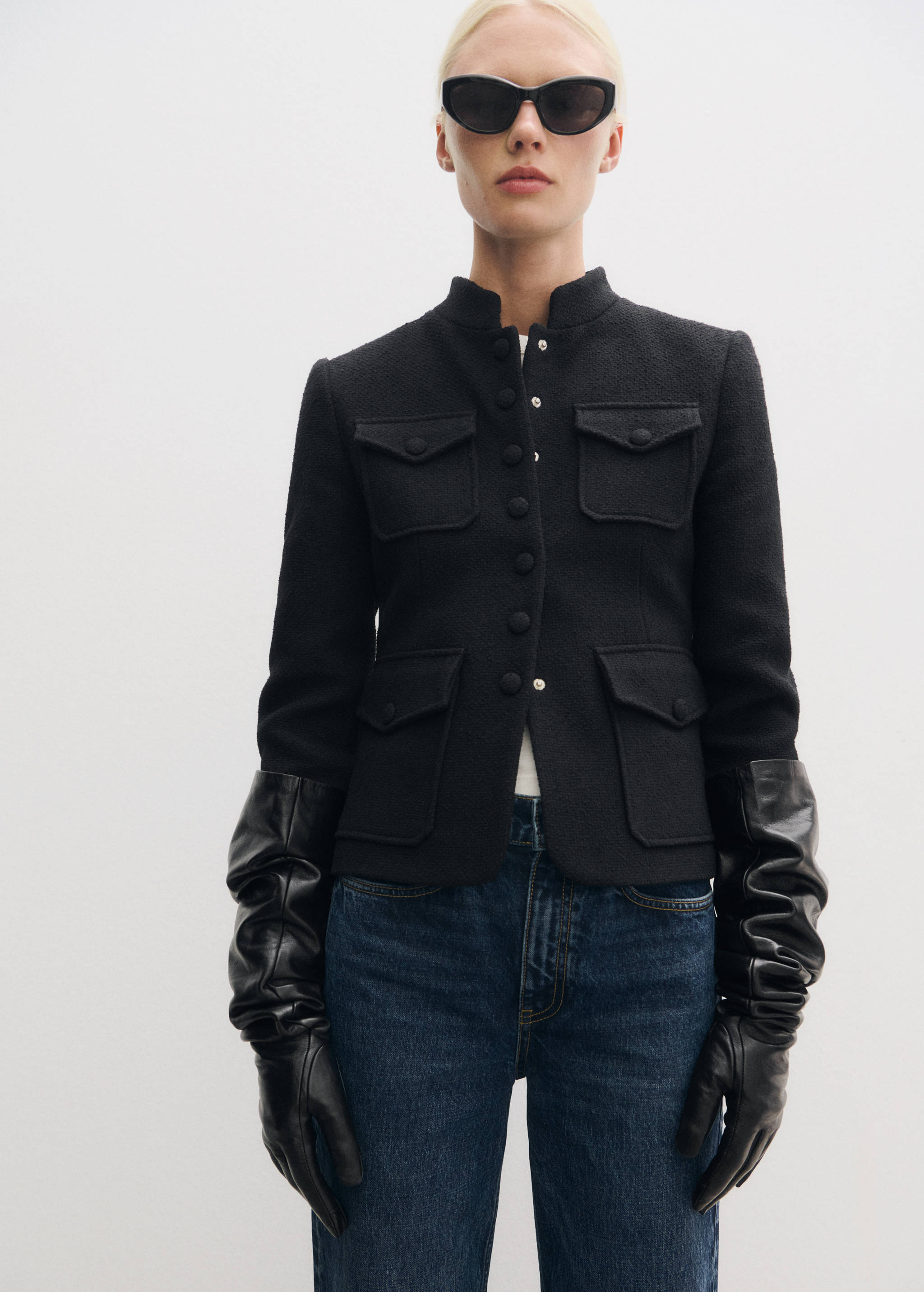 Long leather gloves - Details of the article 6