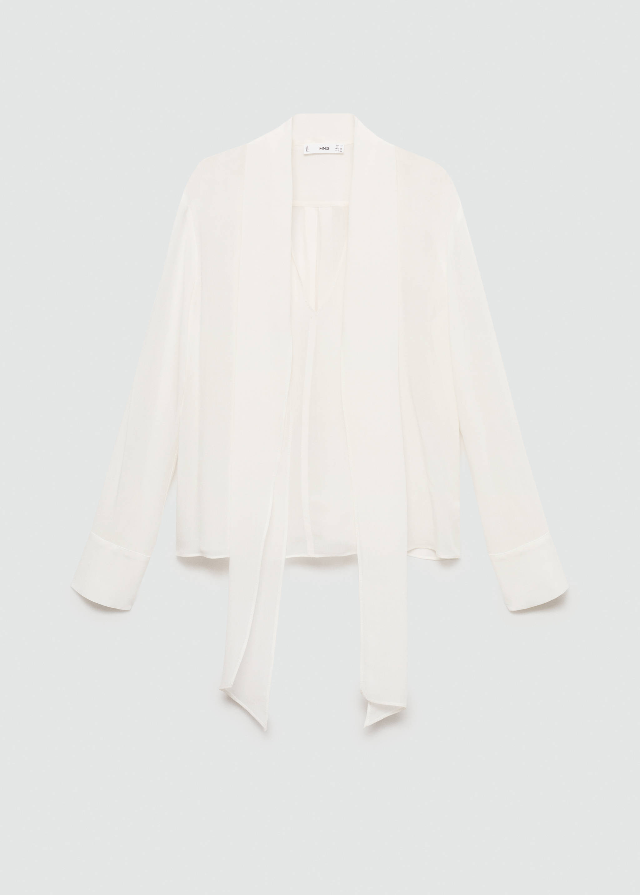 Lace blouse with neck - Article without model