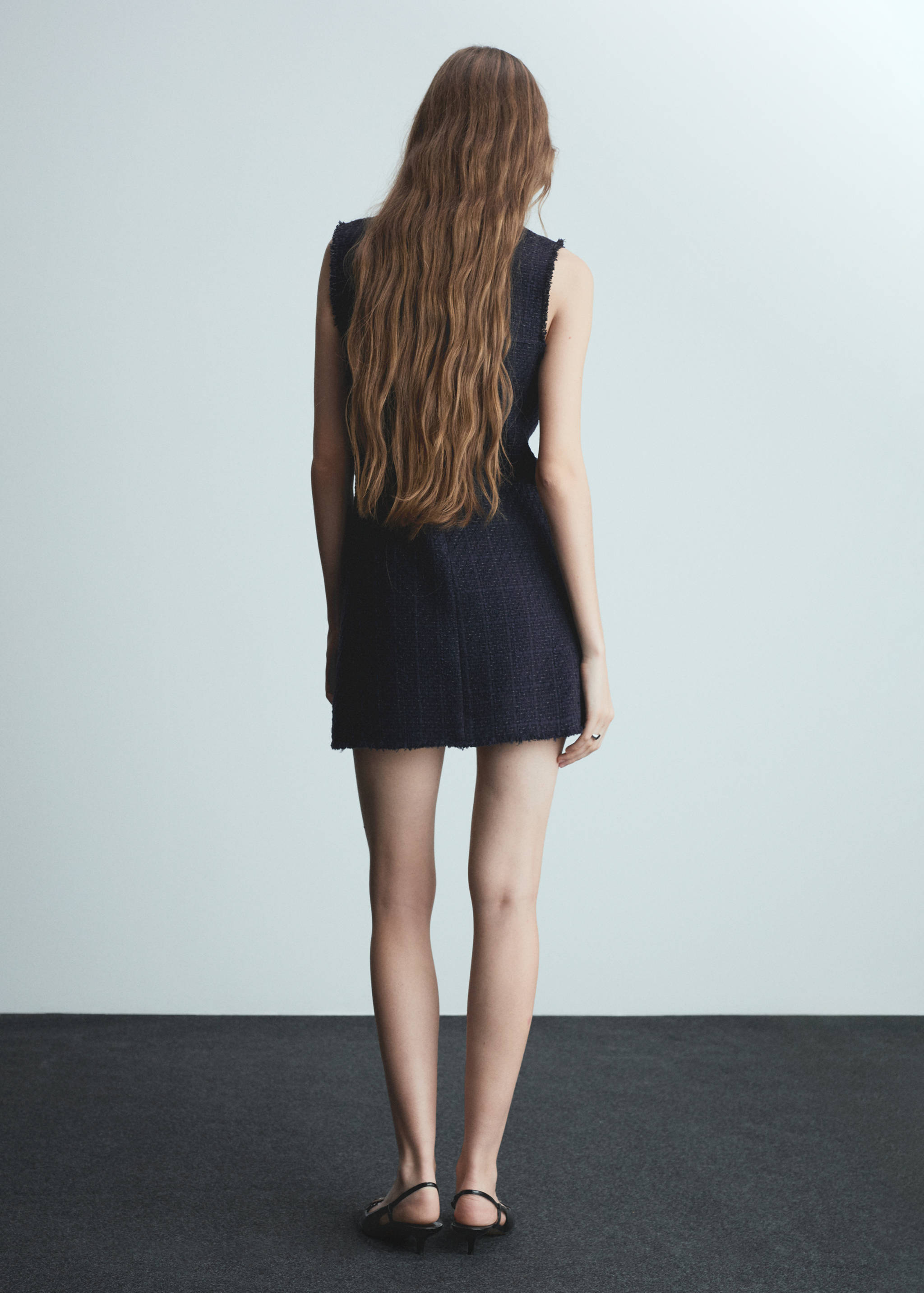 Short tweed dress - Reverse of the article
