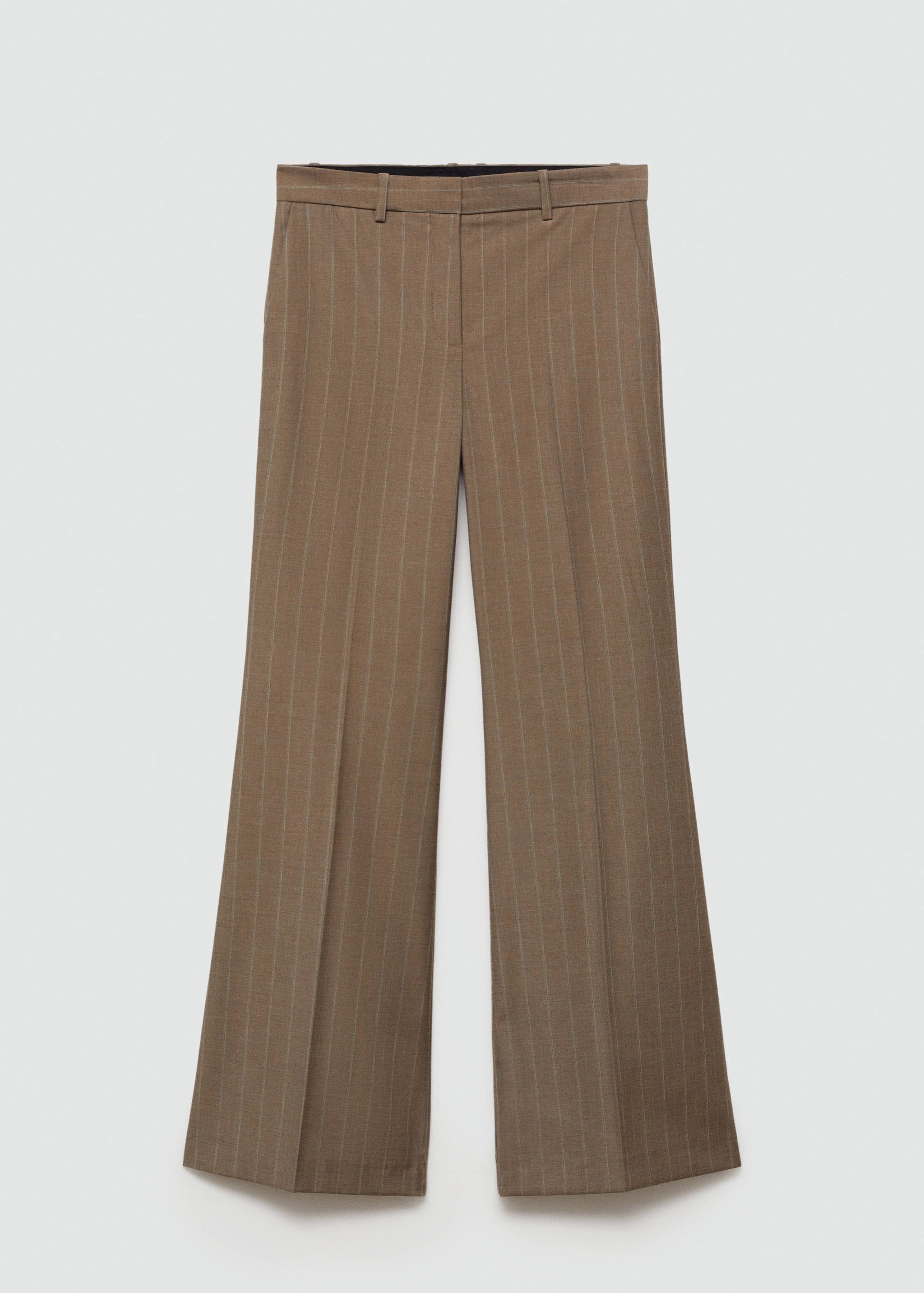 Pinstripe flared trousers - Article without model