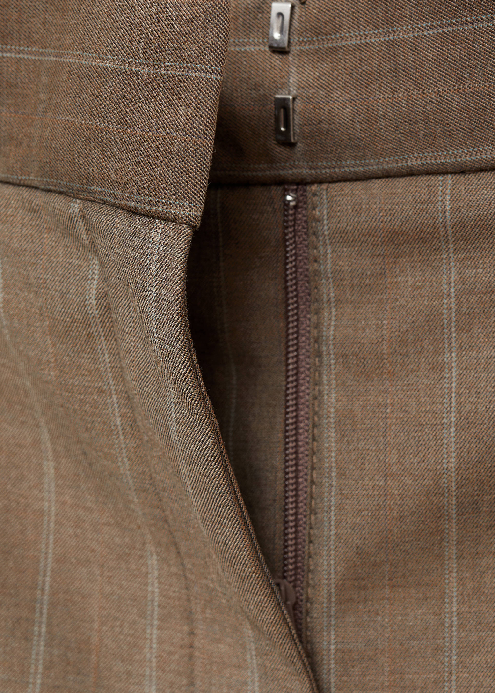 Pinstripe flared trousers - Details of the article 8