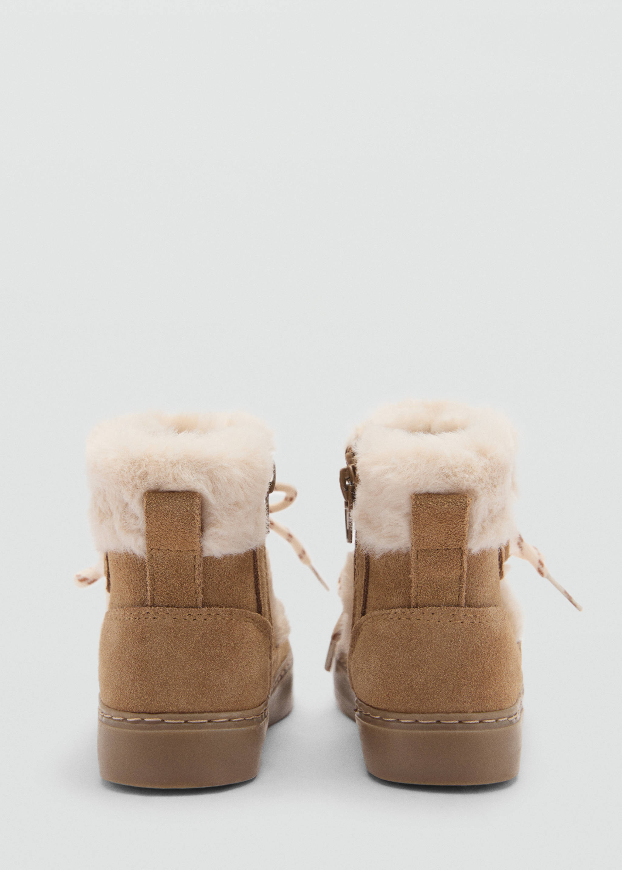 Bottines en cuir et imitation fourrure - Détail de l'article 2