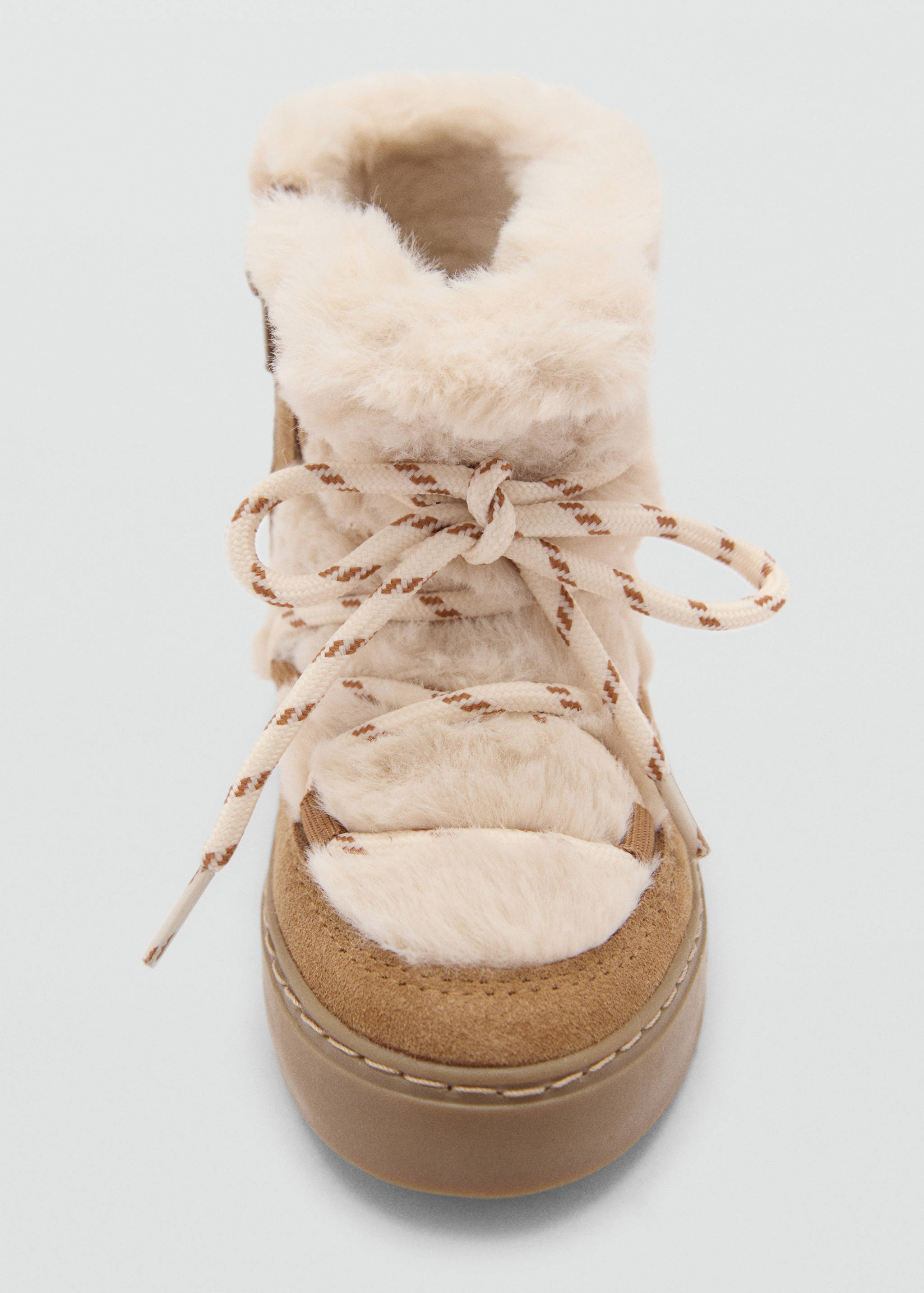 Bottines en cuir et imitation fourrure - Détail de l'article 3