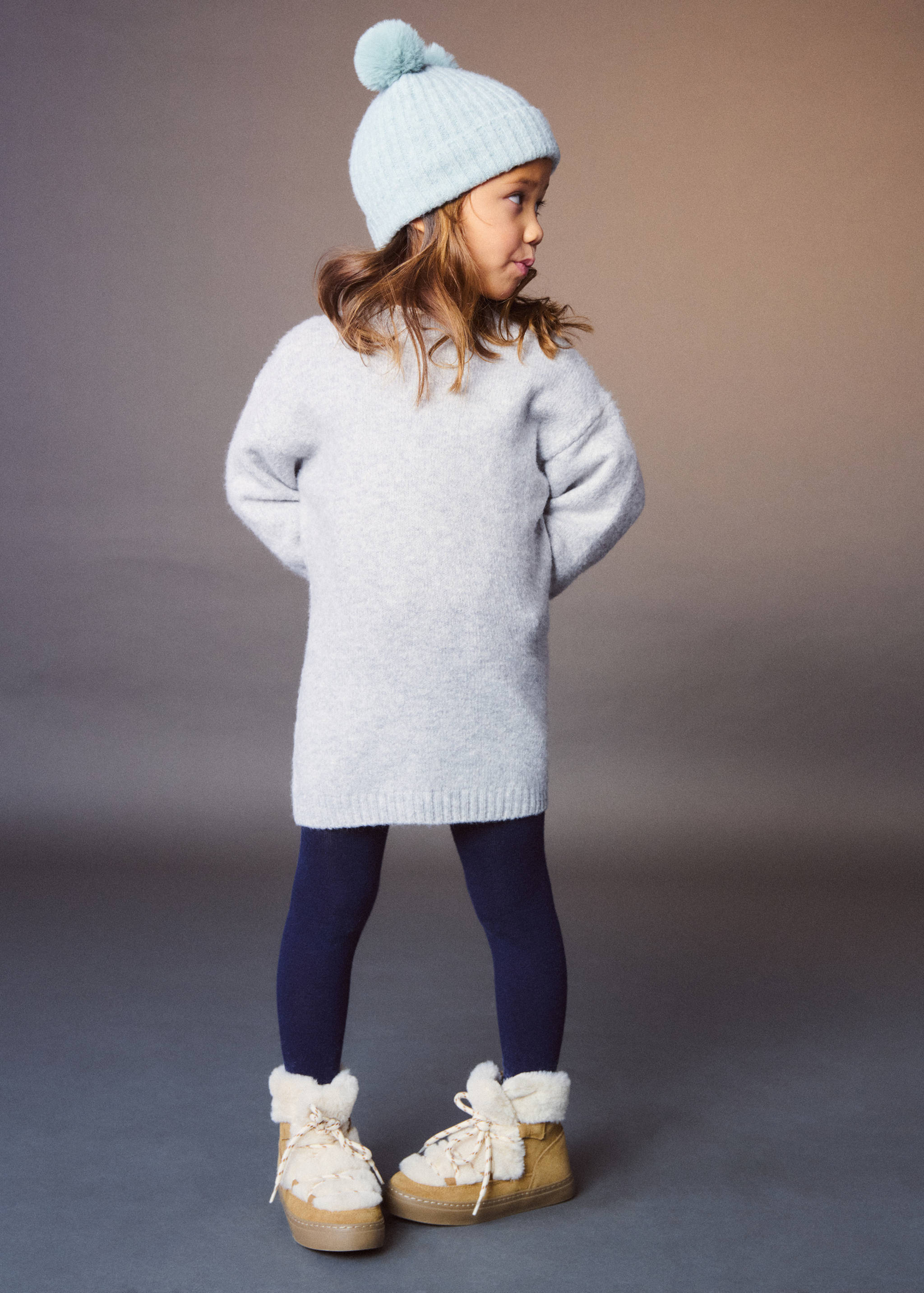 Bottines en cuir et imitation fourrure - Détail de l'article 5