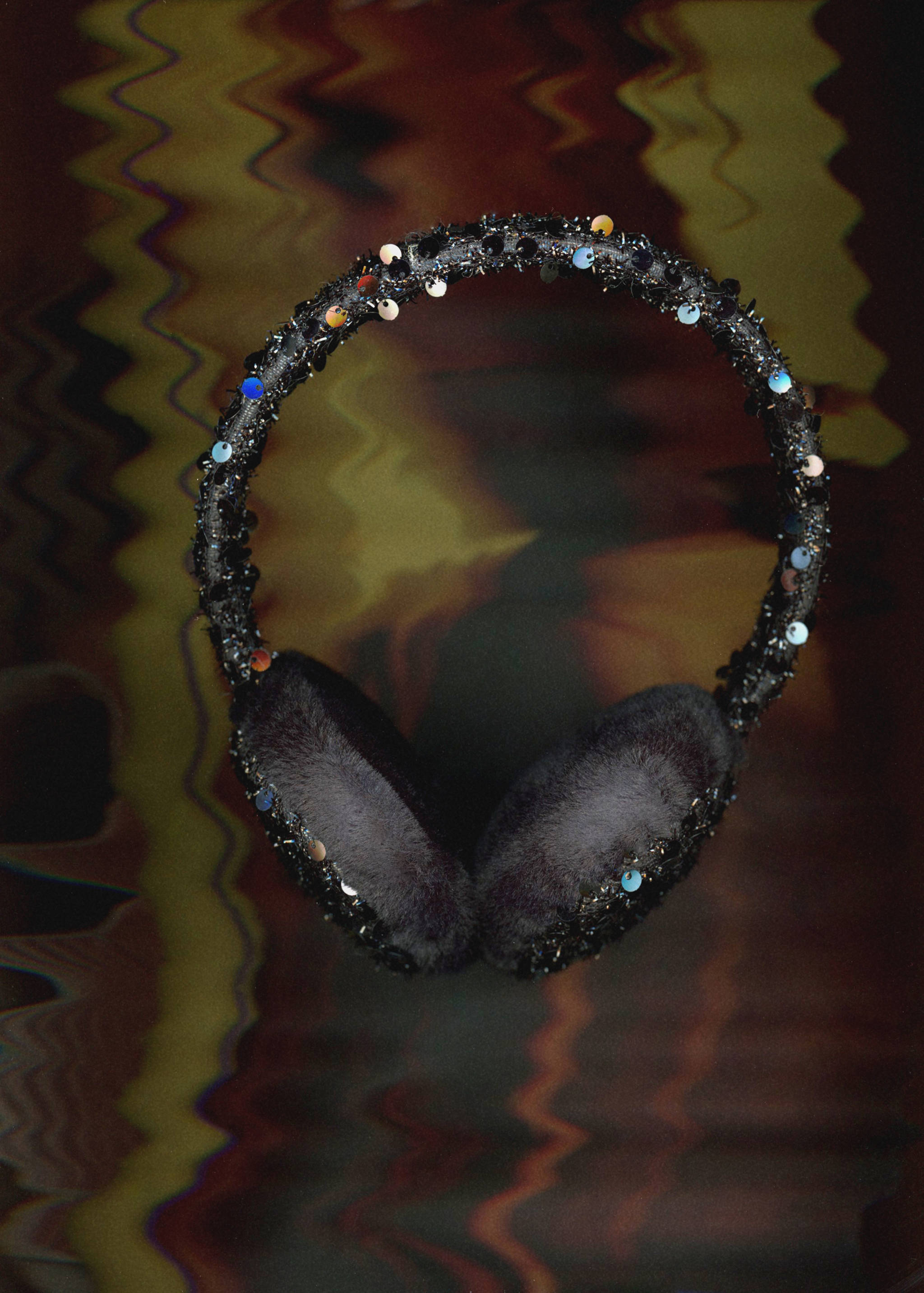 Sequin fur-effect earmuffs - Details of the article 5