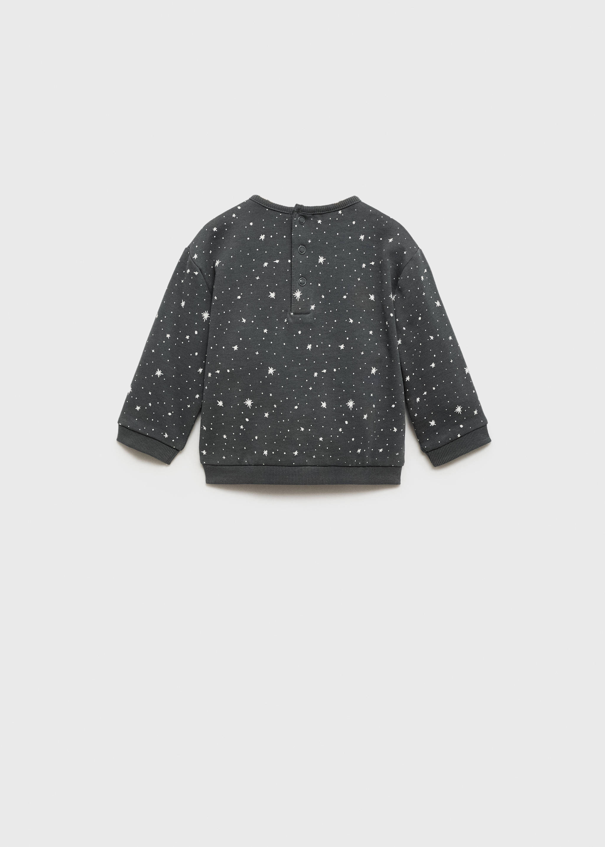 Sweat-shirt coton imprimé - Verso de l’article