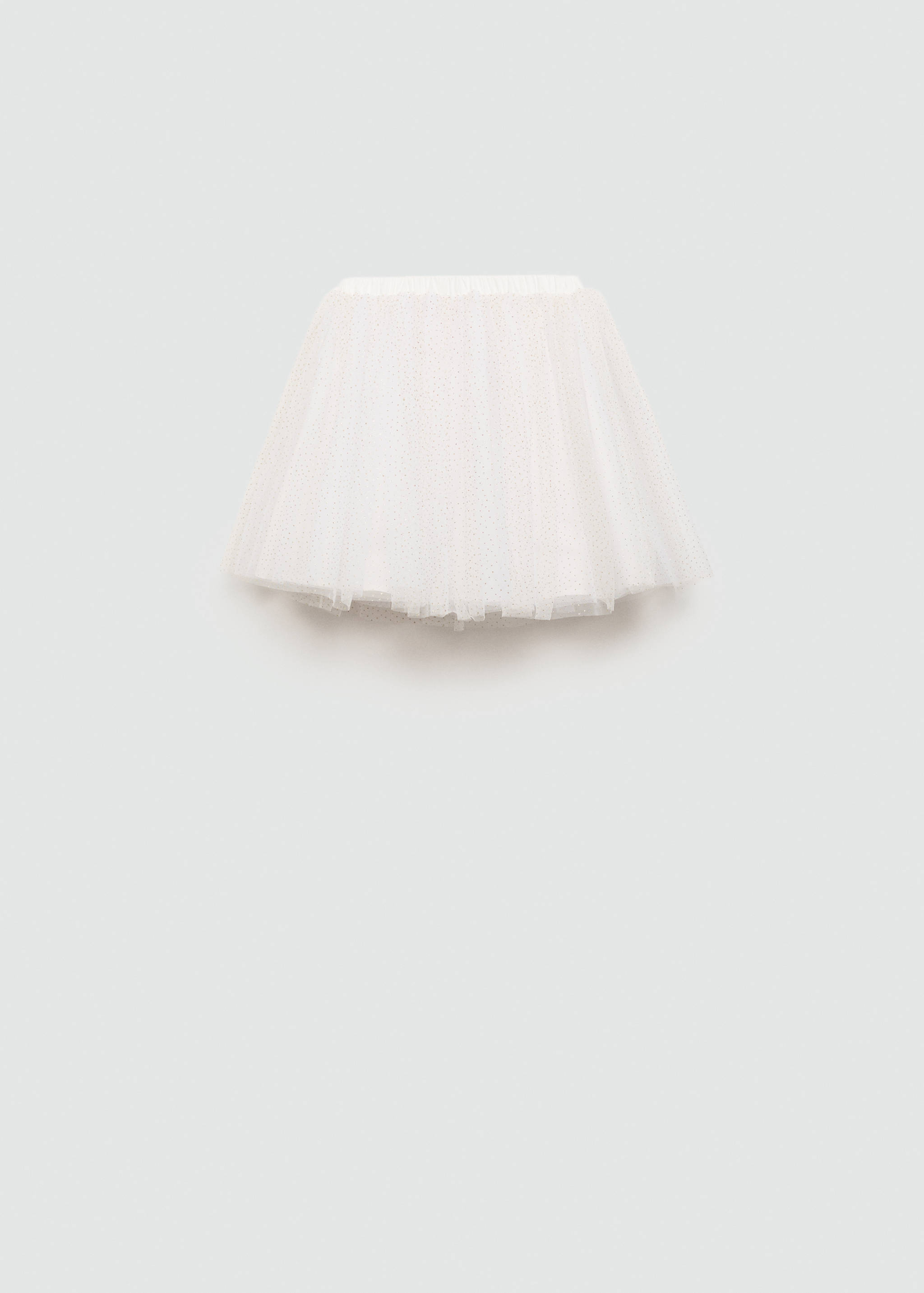Glitter tulle skirt - Reverse of the article