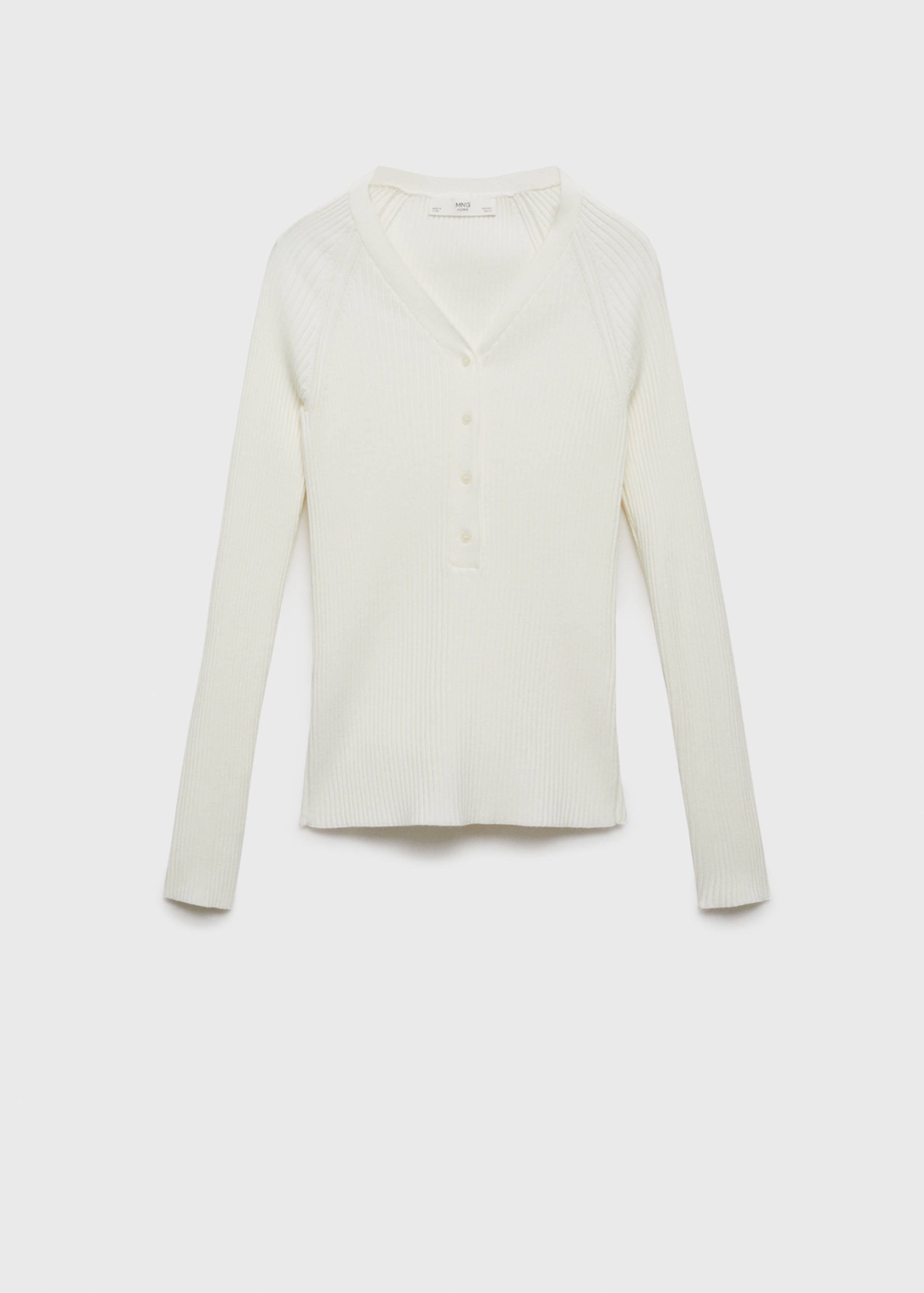 Ribbed t-shirt - Article without model