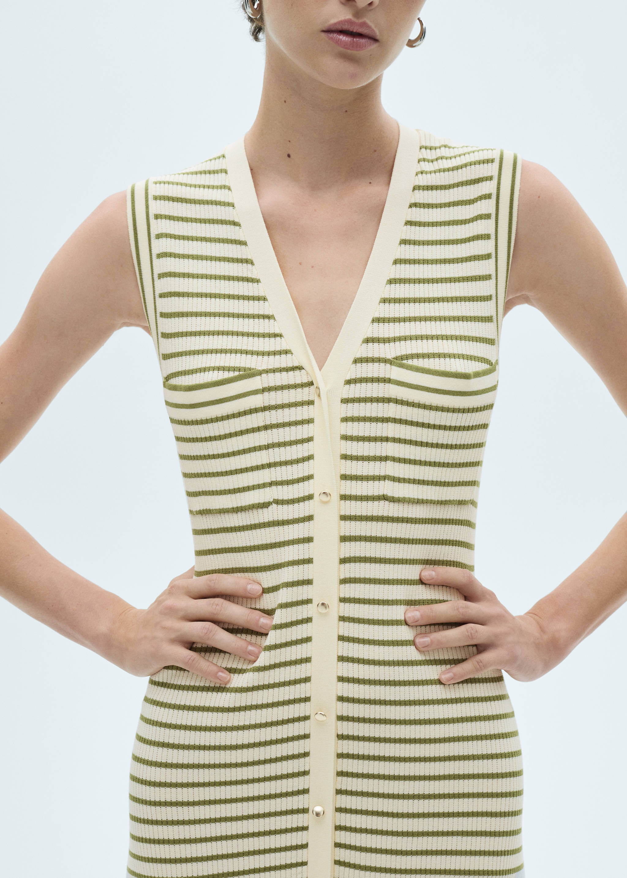 Vestido punto rayas - Detalle del artículo 6