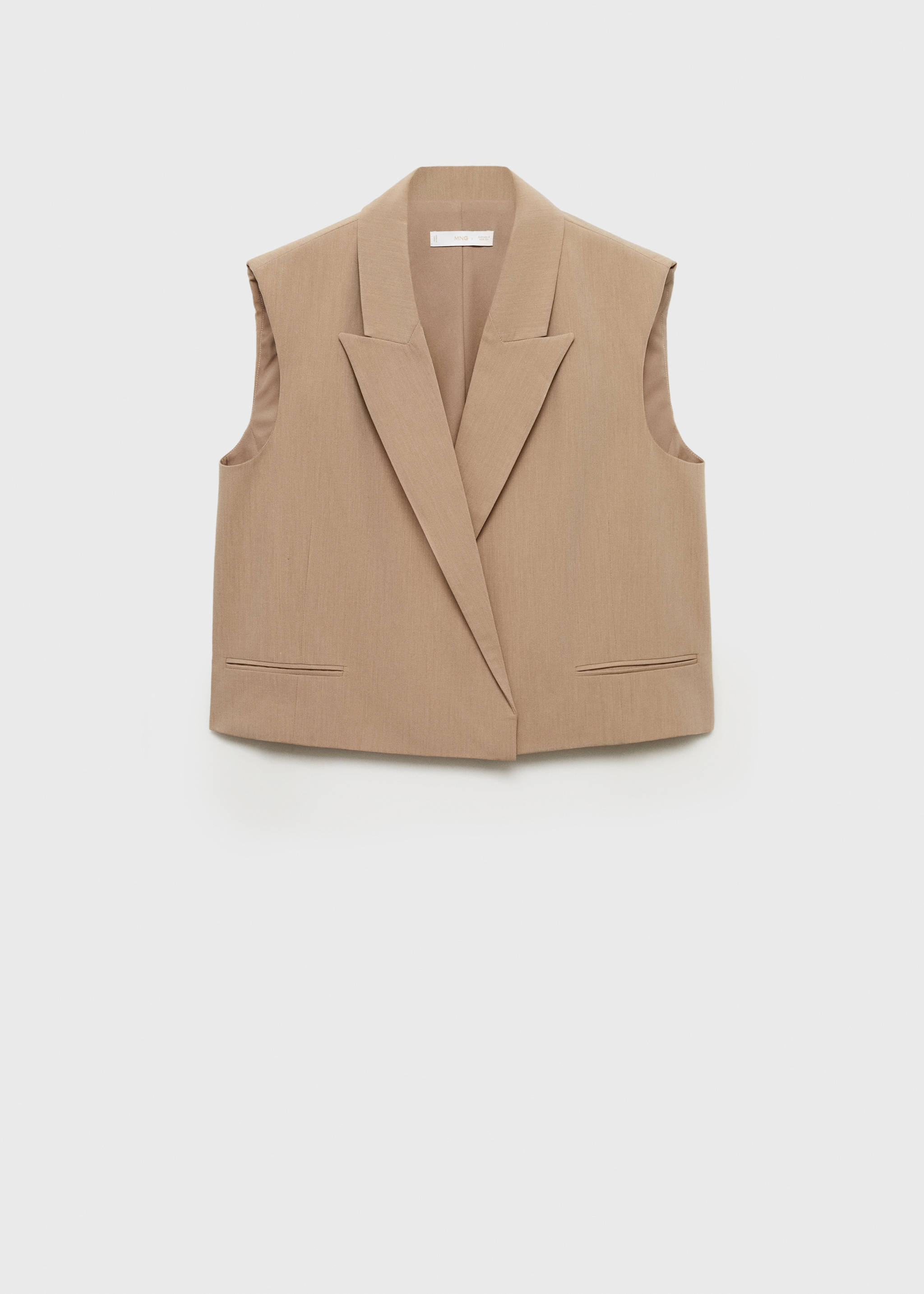 Suit vest with lapels - Article without model
