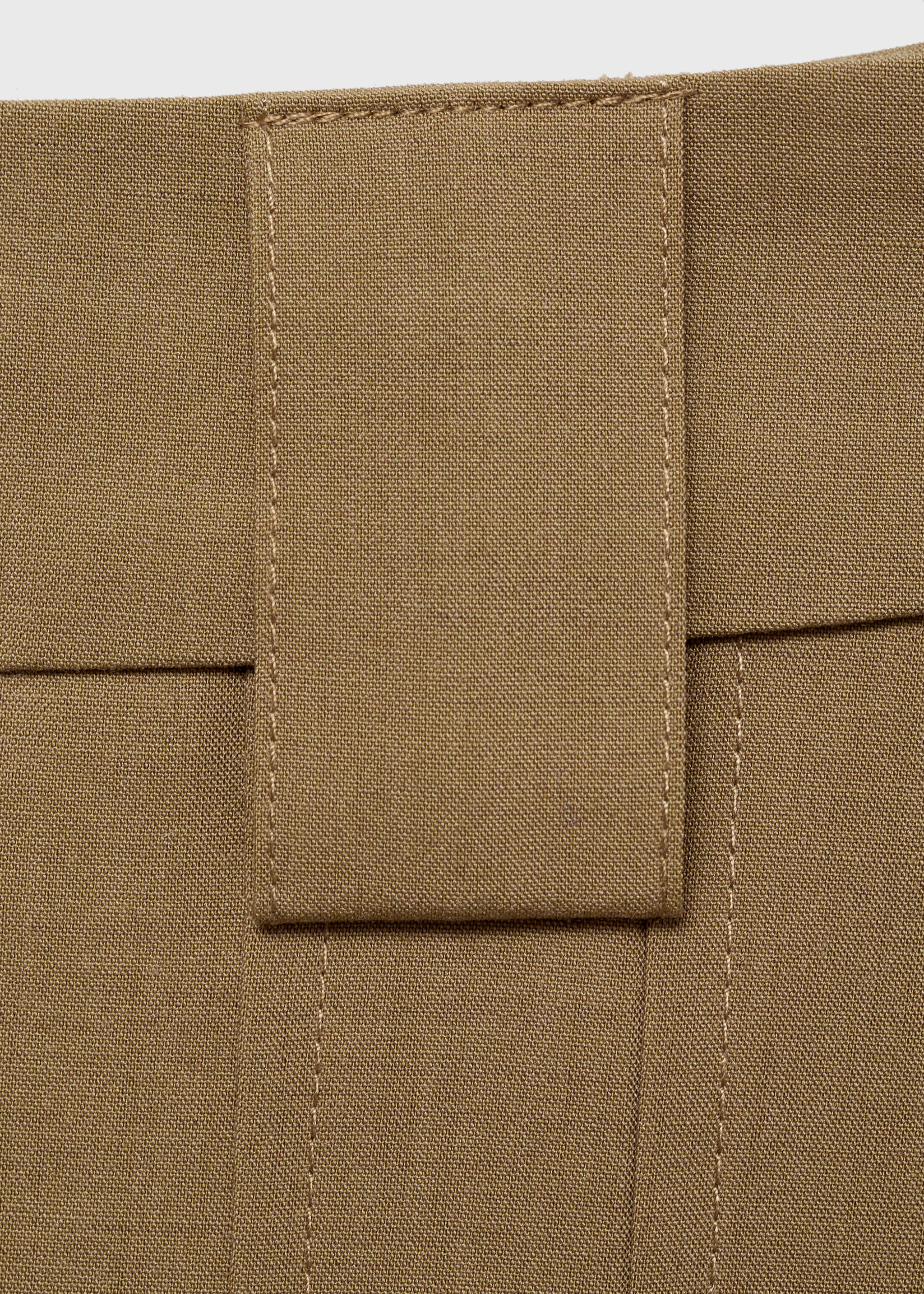 Check suit skirt - Details of the article 8