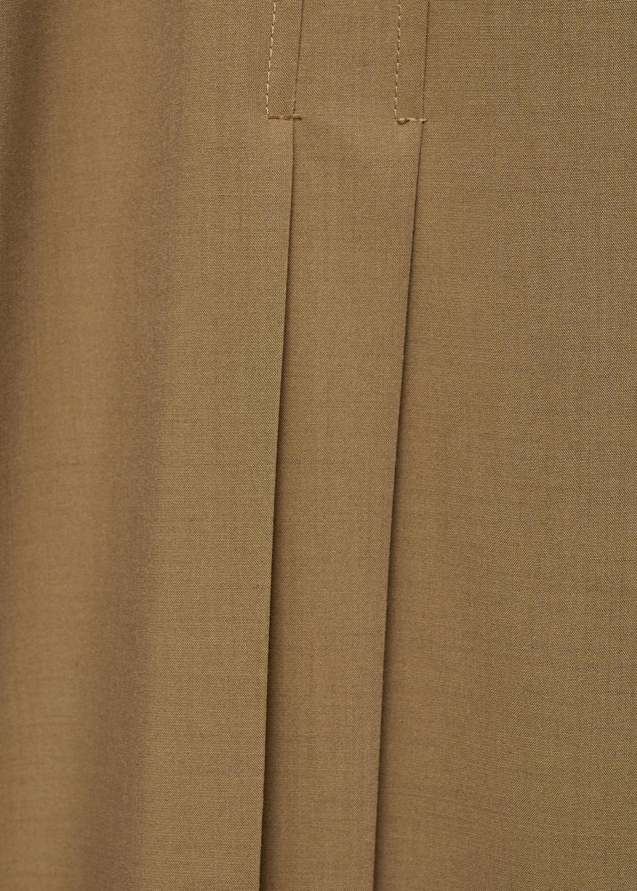 Check suit skirt - Details of the article 0