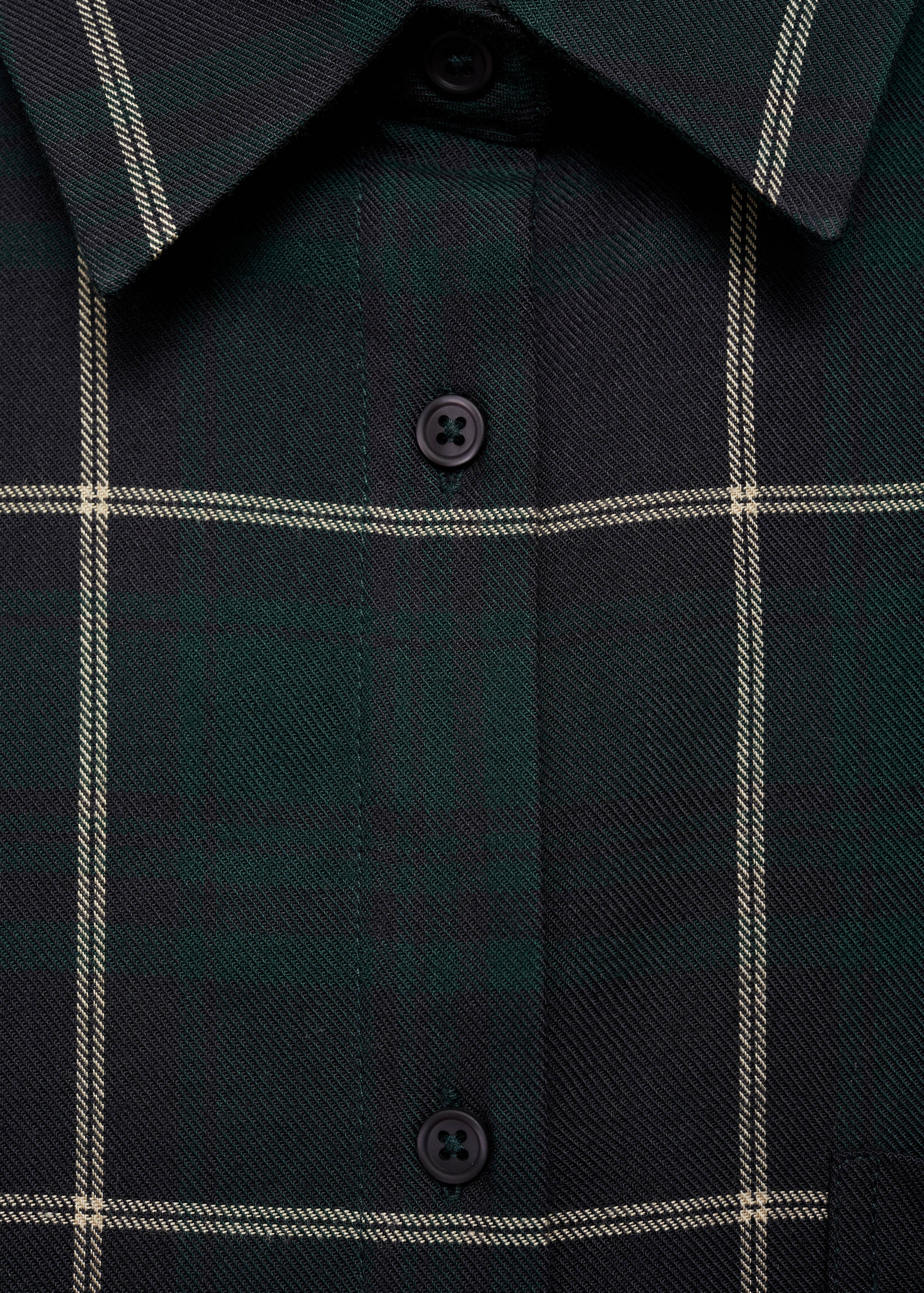 Camisa pijama cuadros franela - Detalle del artículo 8