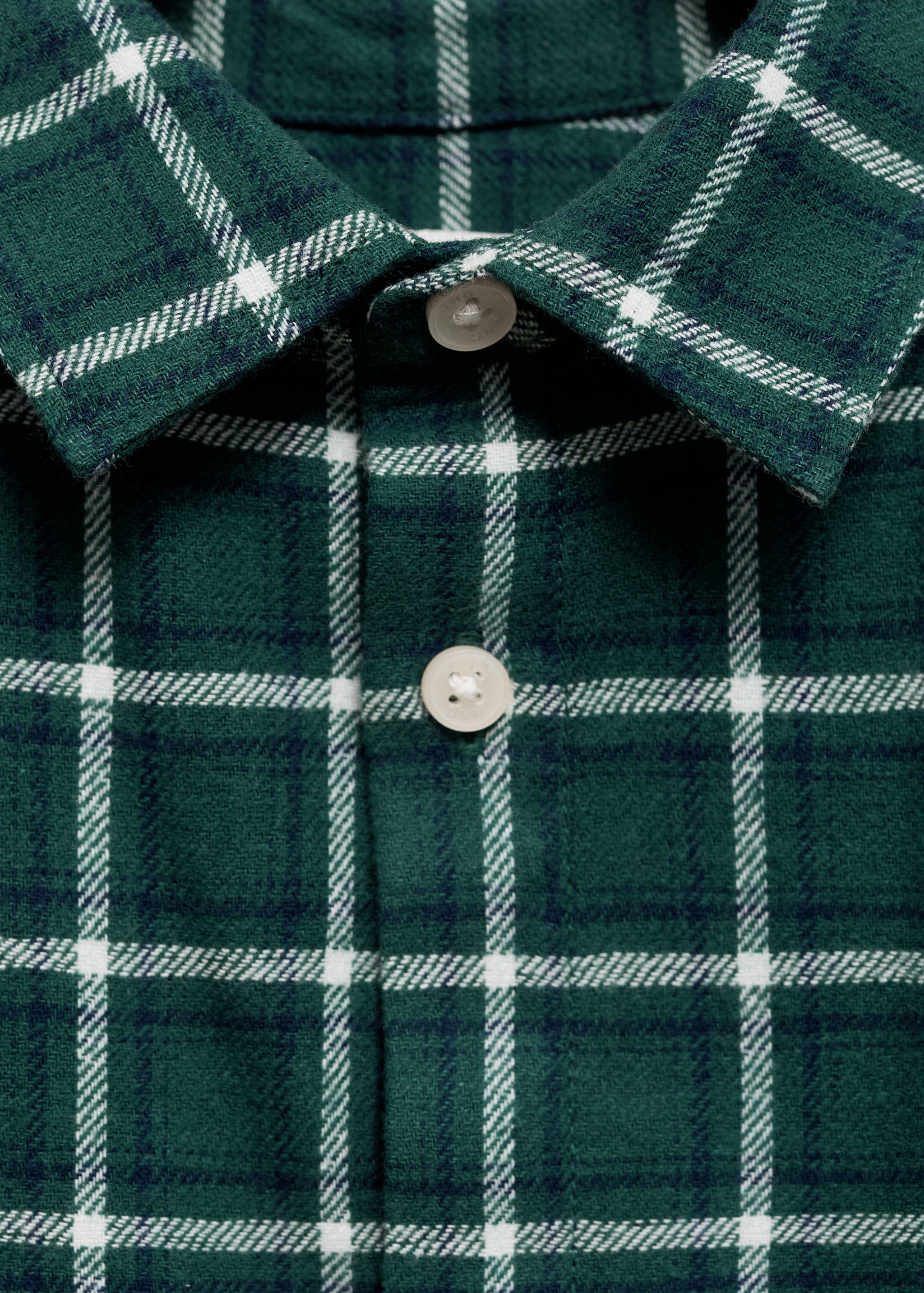 Check cotton shirt - Details of the article 8